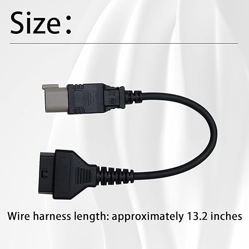 Miniatura 3 de Adaptador de cable de herramienta de diagnóstico OBD2 OBDII de 6 pines a CAN OBD2 Adaptador de motocicleta compatible con BRP Moto ATV UTV