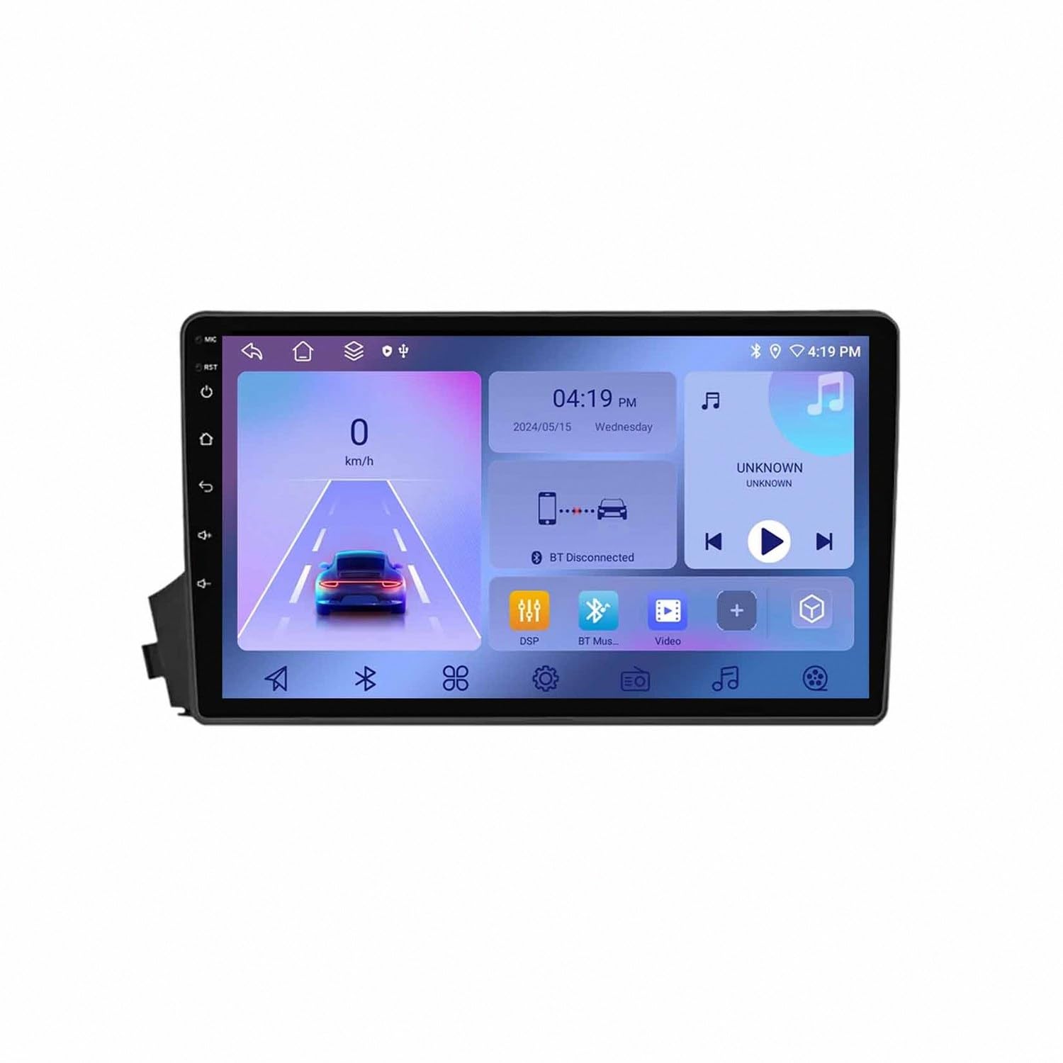 Car Multimedia Player dla SsangYong Kyron Actyon 2005-2011 9 Inch Android 15 In-Cell Touch Scree Car Player Rear View Camera For, 4 Core 4G+64G