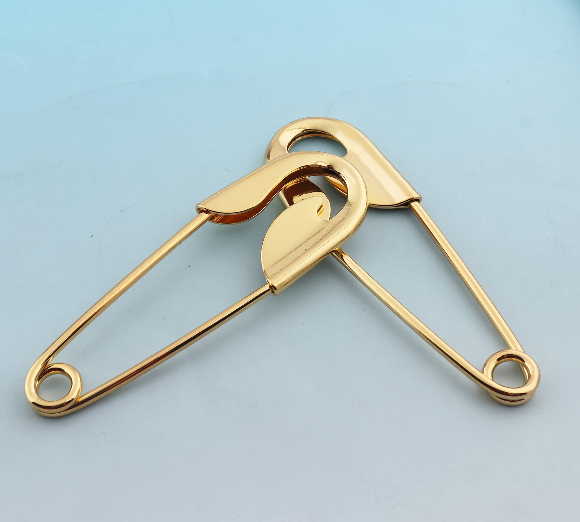 5 Stück 10 cm große goldene Sicherheitsnadeln, Metallnadeln, Schalnadeln, Broschen-Sicherheitsnadeln, DIY-Kleidungsnadeln