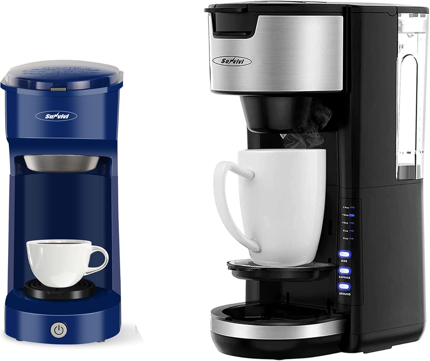 Sunvivi Coffee Maker, Single Serve Coffee Maker For Single