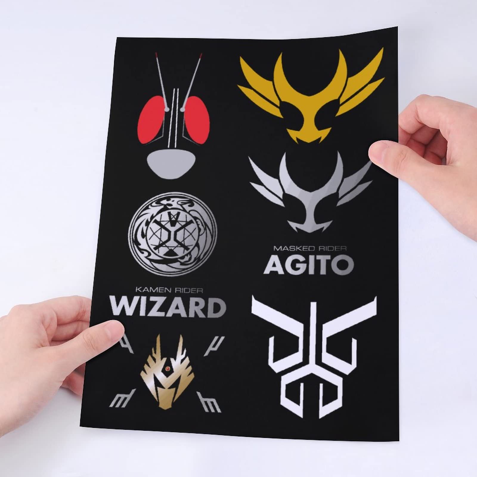 Amazon.co.jp: 防水ステッカーセット 仮面ライダー龍騎 仮面