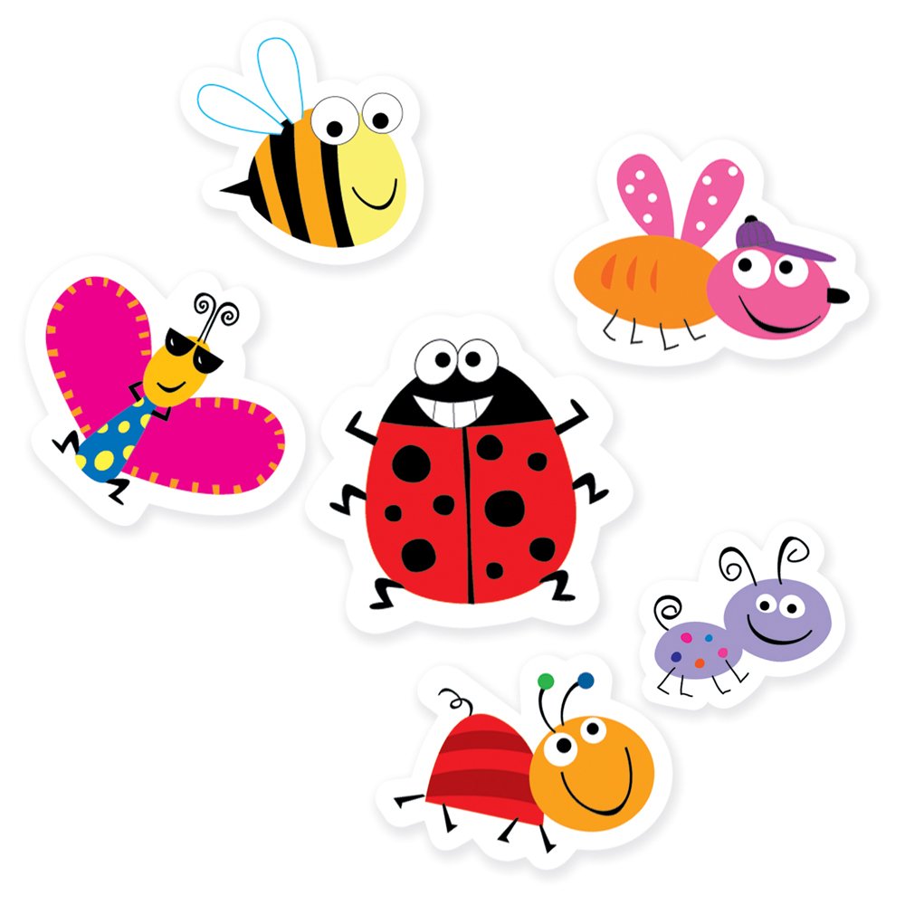 Creative Teaching Press 6-Inch Designer Cut-Outs, Bugs (6479)