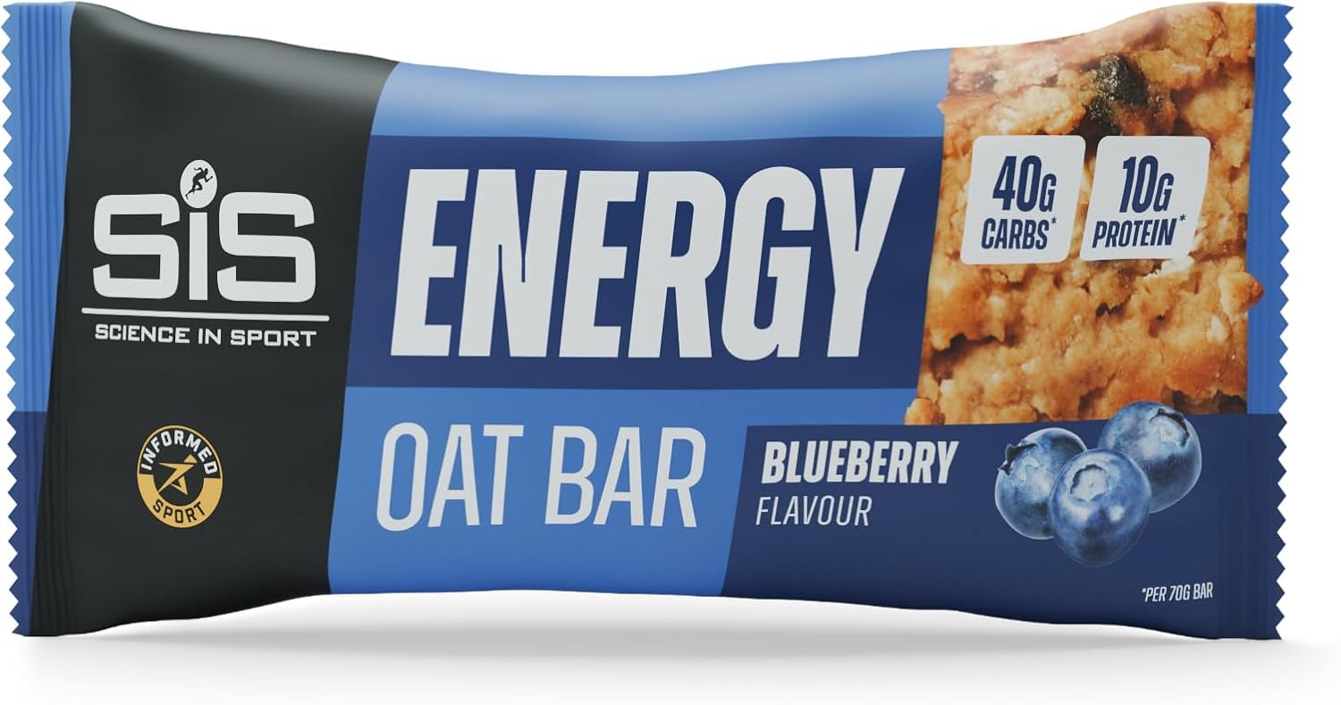 Science in Sport Energy Oat Bar – 40g Kohlenhydrate, 10g Protein, Hafer & Ballaststoffe – Informed Sport zertifiziert – Energiesnack für Training & Regeneration – 12er-Pack
