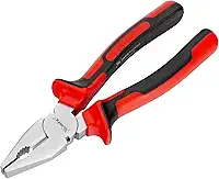 MTX Alicate Universal Nickel 8' (200 mm) – Alicate Multifuncional em Aço Niquelado com Cabo de Dupla Injeção