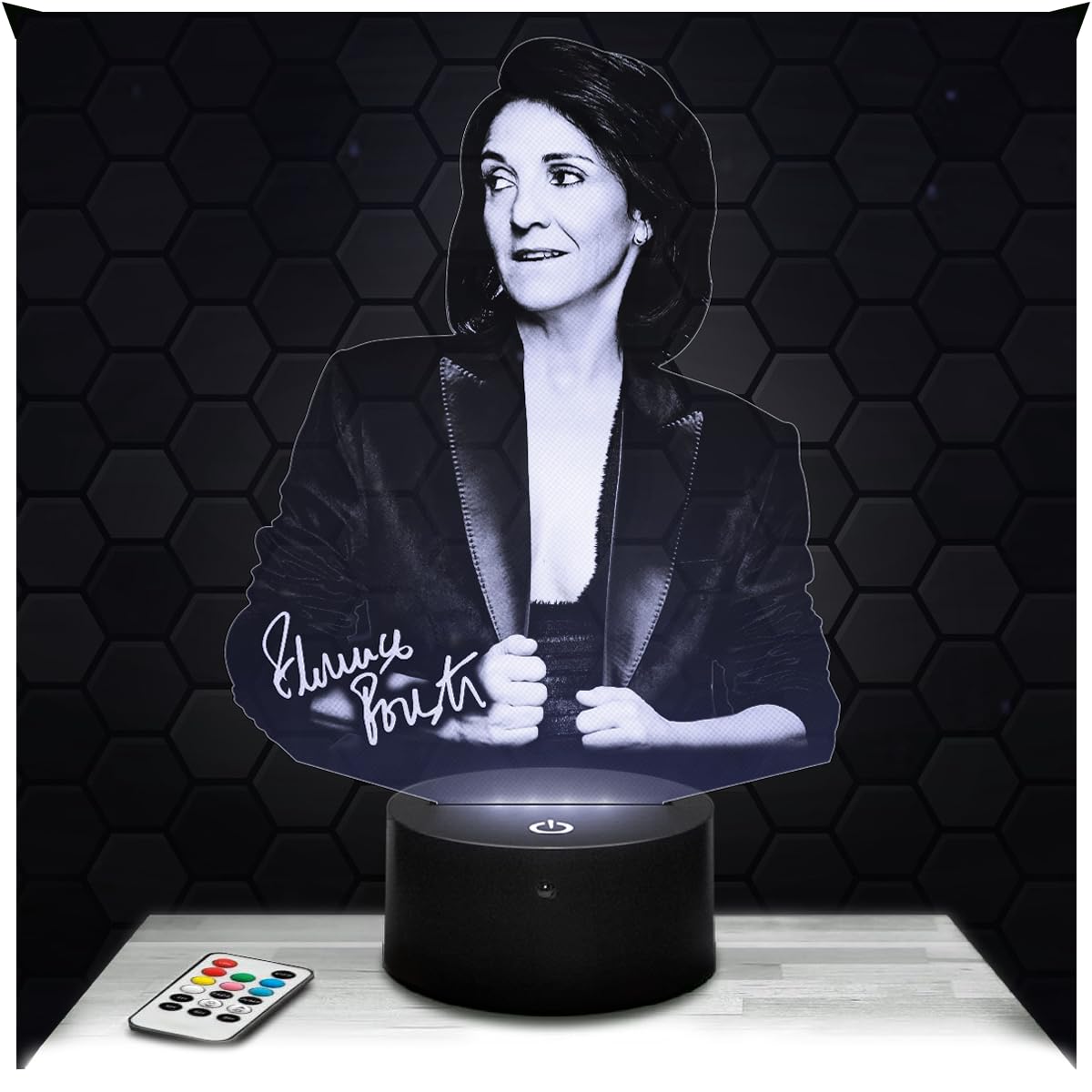 Lampephoto.fr - Florence Foresti Humorist 3D Lamp Decoration, Gift idea for Men and Women, Florence Foresti Object, Adult Night Light, Bedroom Decoration, Original Christmas, Gift Idea