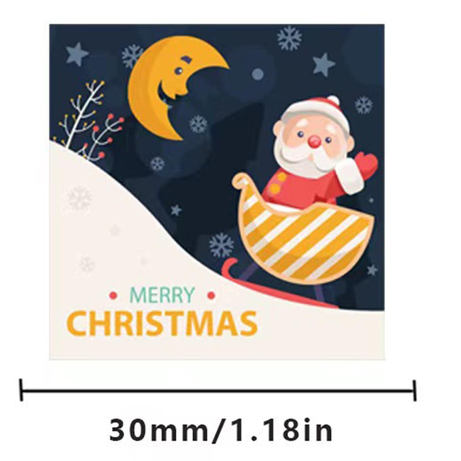 Amazon.co.jp: クリスマス ギフト ラ,500 ステッカー ラッピング