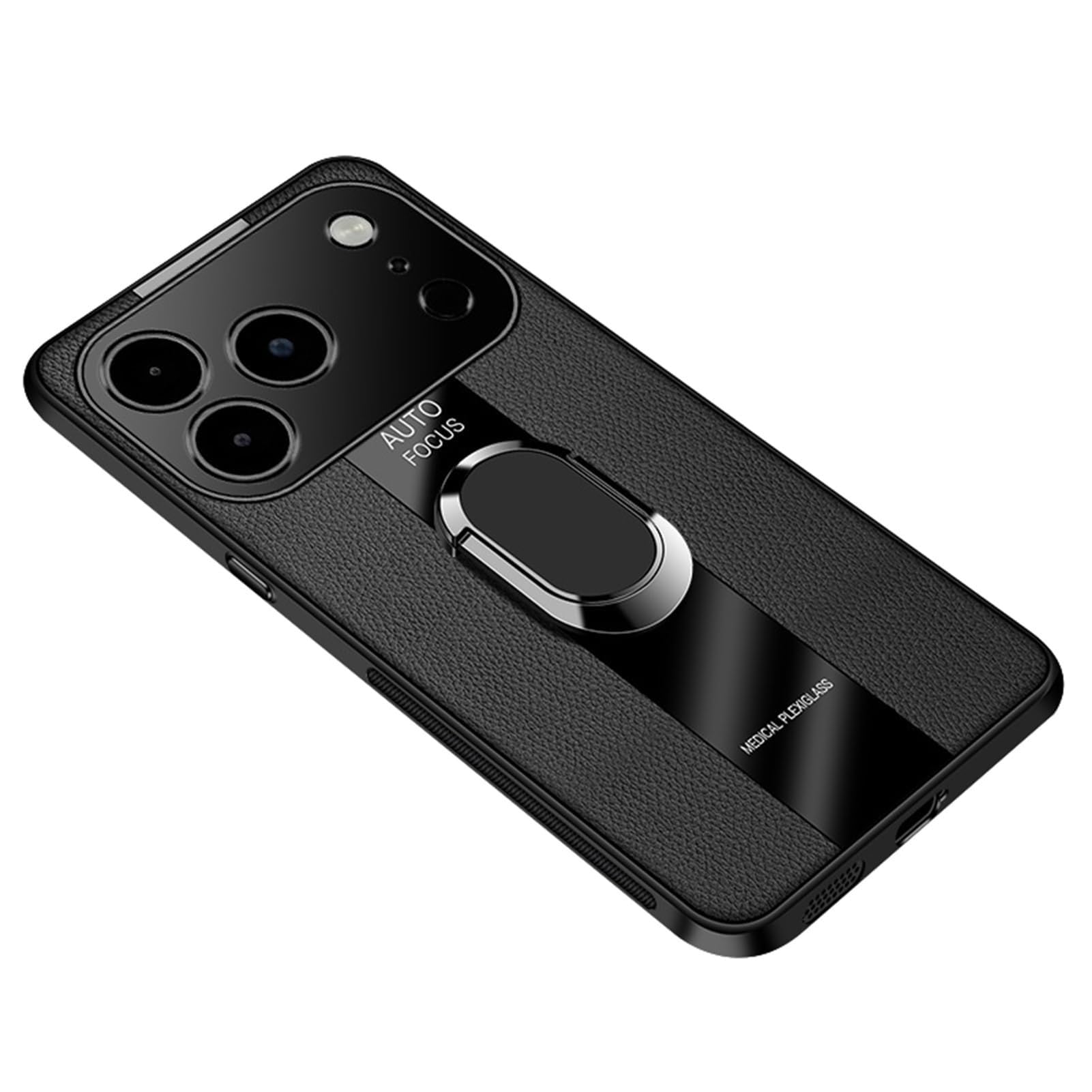 Etui na iPhone'a 17 Pro Max/17 Pro/17 Air/17, super cienka powłoka antypoślizgowa osłona na aparat (czarne, 17 Pro Max)