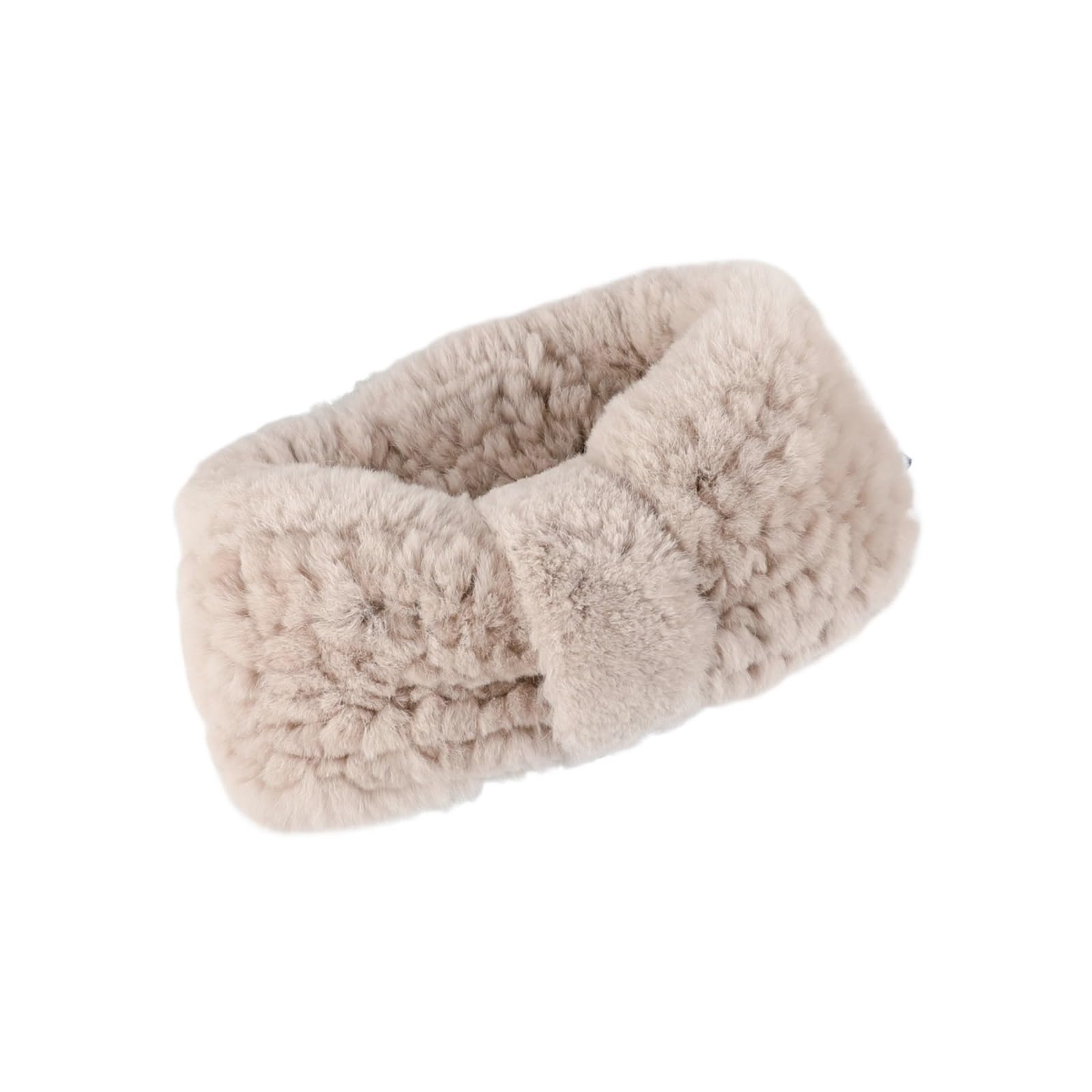 Stirnband 2 Stück Damen Winter gestricktes elastisches Stirnband Haarband Haarschmuck Winter Stirnband(Khaki)