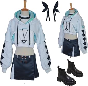 Virtual Idol with Hair Ornament, Durable Song Frame, Cosplay Costume, Shoes, Wig, and Tools Freely Selectable