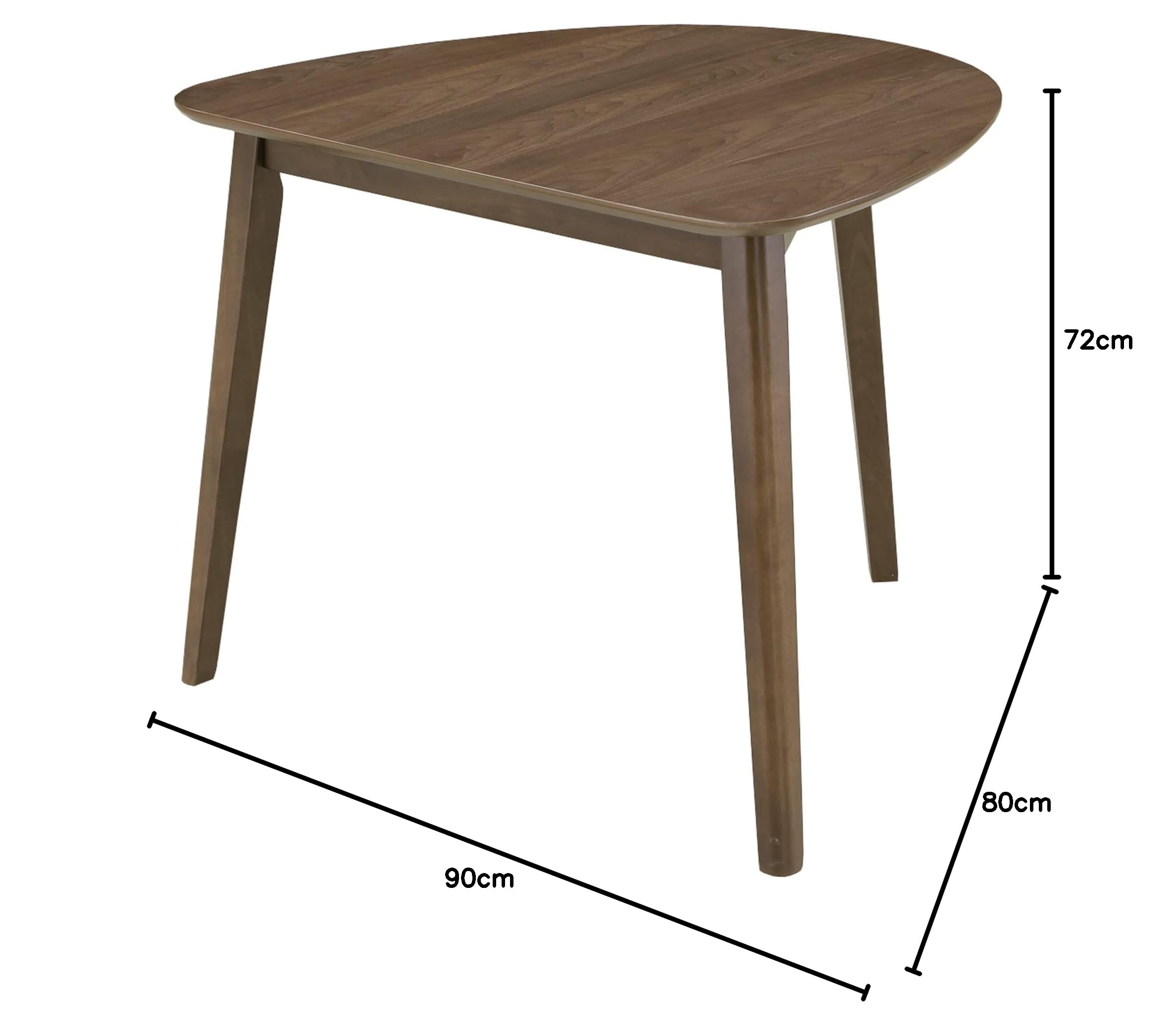 Amazon.co.jp: 関家具(Sekikagu) ダイニングテーブル ブラウン 幅90  