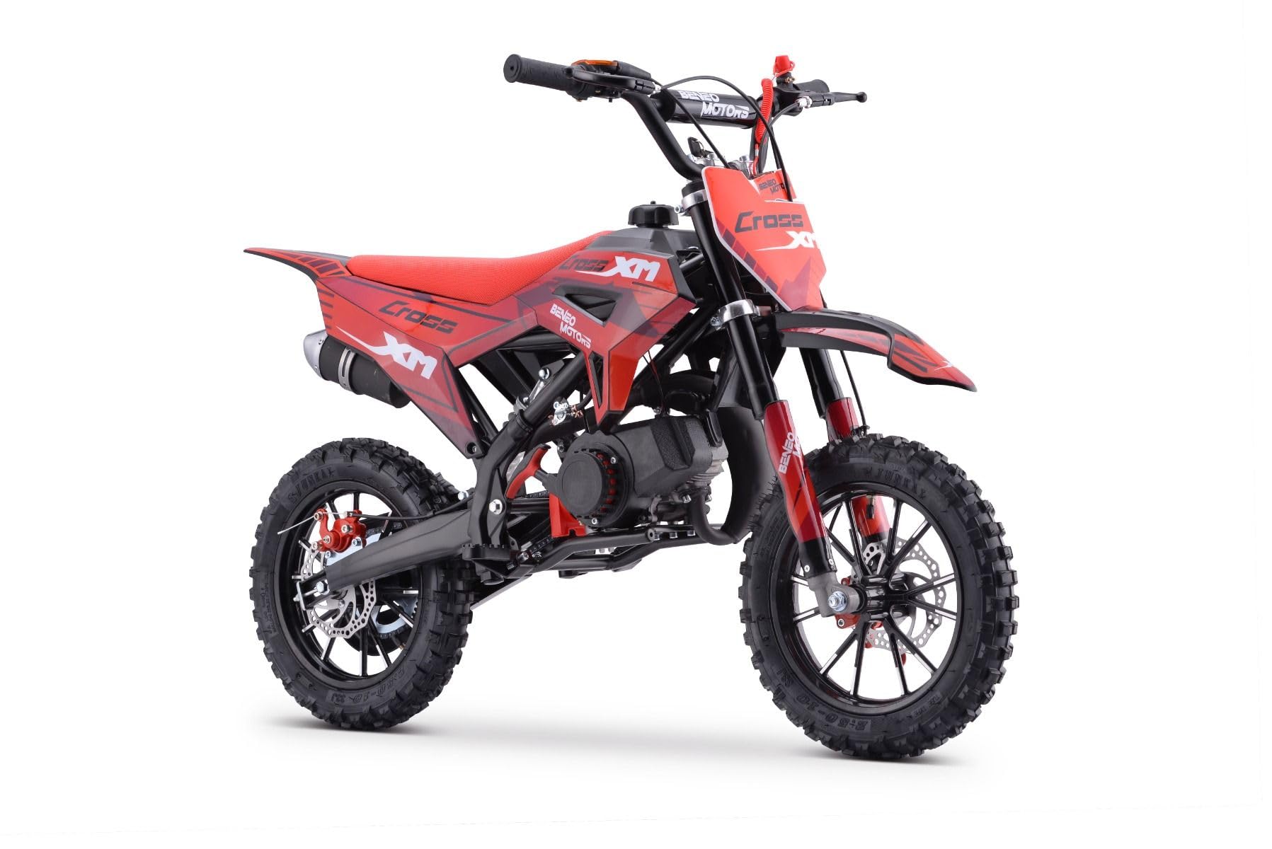 Motocross per bambini Beneo Motors CROSS XM Rosso - 50cc