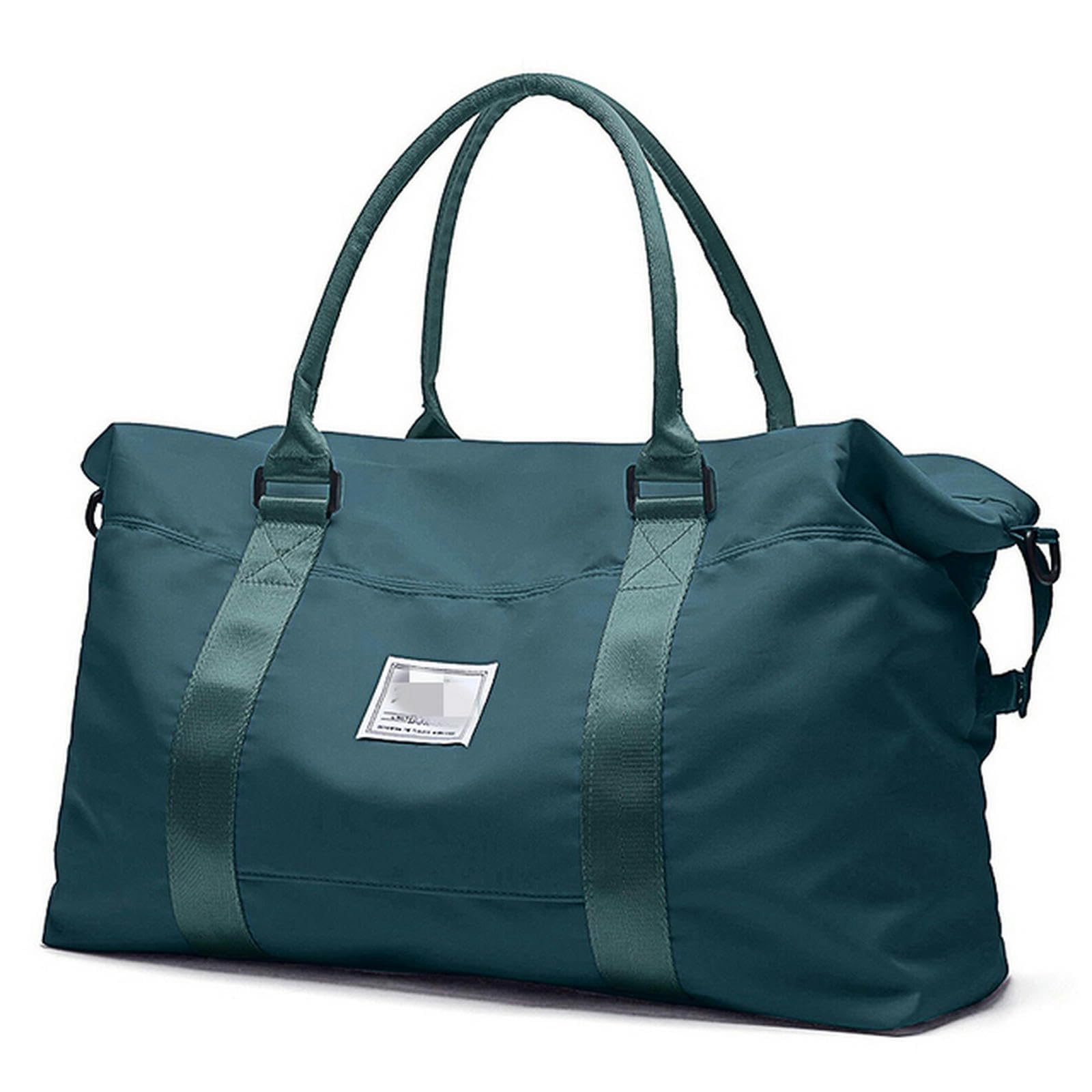 NOGRAX Schulrucksack Reise Duffel Bag Für Frauen Sport Tote Gym Bag Schulter Weekender Overnight Bag Mit Trolley Sleeve Für Flugzeuge Carry On Bag-Grün
