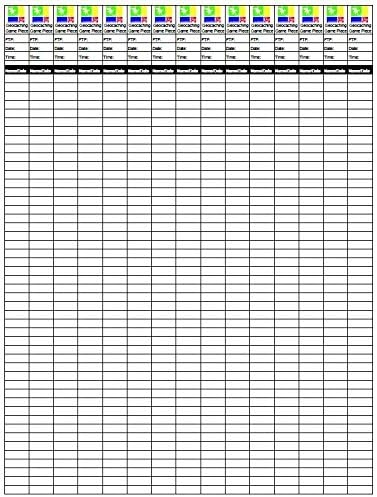 Rite in the Rain Geocache Logs Geocaching Log Sheets Water Resistant Paper