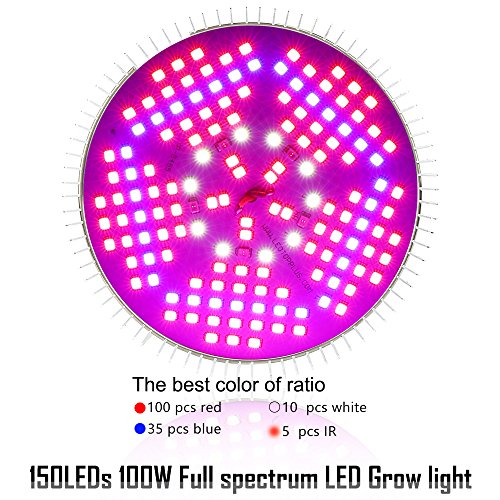 Highydroled ZW0190-00-0 100W Led Grow Light Bulb Full Spectrum,Plant Light Bulb With 150 Leds For Indoor Plants,E26/E27 Socket,Grow Lamp thumb #1