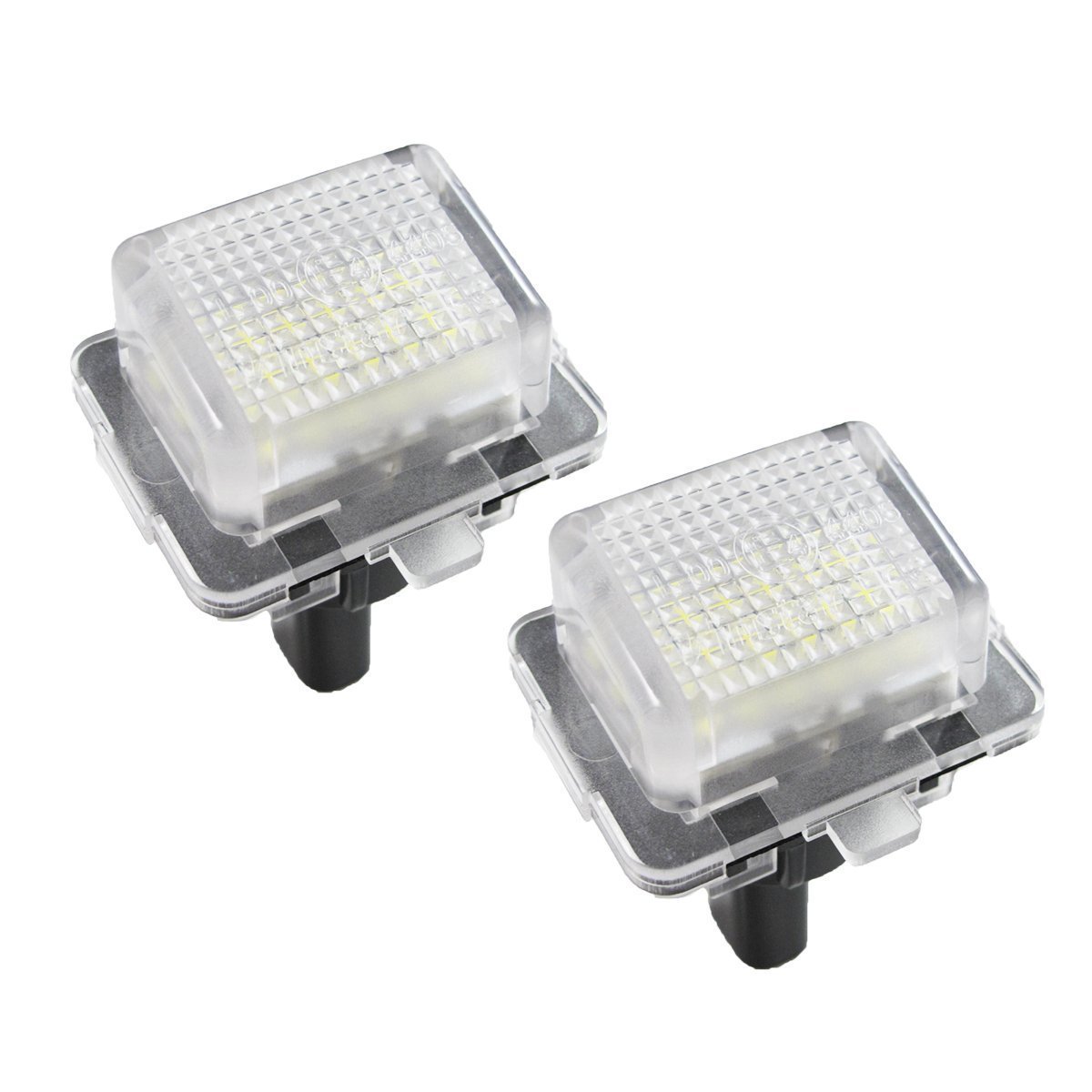 Leesoot LED License Plate Lights For Mercedes-Benz - Error Free Xenon White