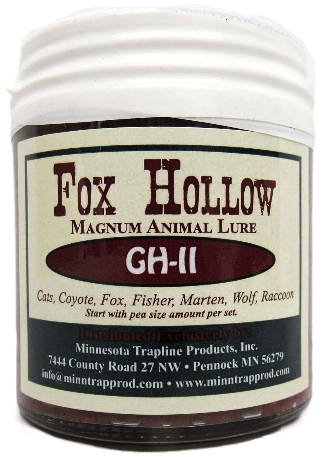GH-II - Predator Call Lure - Fox Hollow 1 Ounce Jar GH2