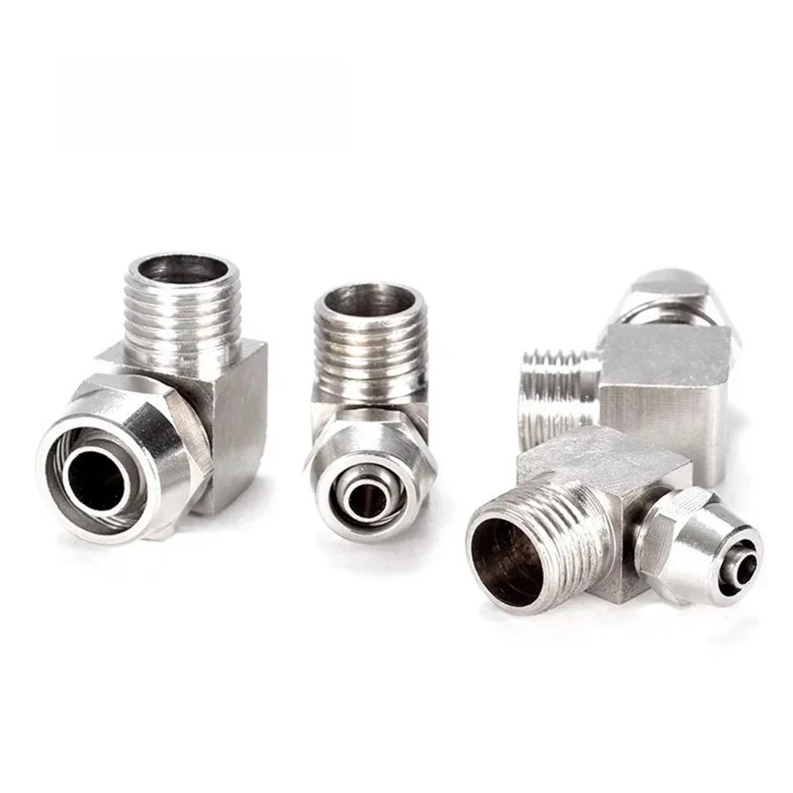 Raccordo pneumatico rapido KPL da 10 pezzi for tubo flessibile dell'aria, raccordo rapido, diametro esterno del tubo 4, 6, 8, 10, 12 mm, filettatura M5, 1/8, 1/4, 3/8, 1/2, raccordi a pressione.(KPL6-