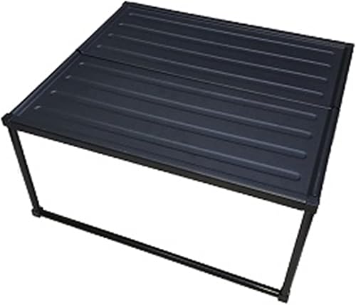 Red Suricata Mesa de camping y playa Mesa plegable portátil de metal ligera para picnic al aire libre, campamento, senderismo y senderismo (mediana)