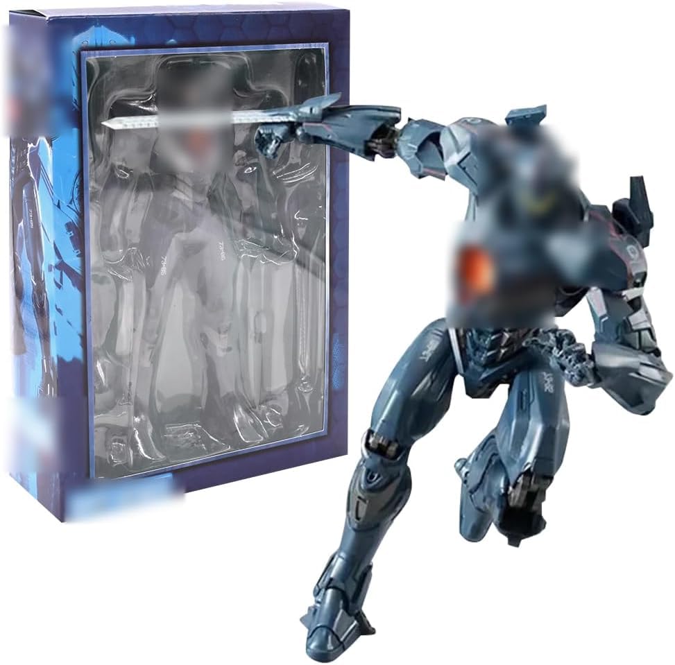 BSNRDX Anime Figures, 17 cm / 6.7 Inch Pacific Rim Uprising Figures, PVC Action Figure Statue, Anime Figure Model, Action Figure with Accessories, Anime Character Model, Toy for Anime Fans (Box)