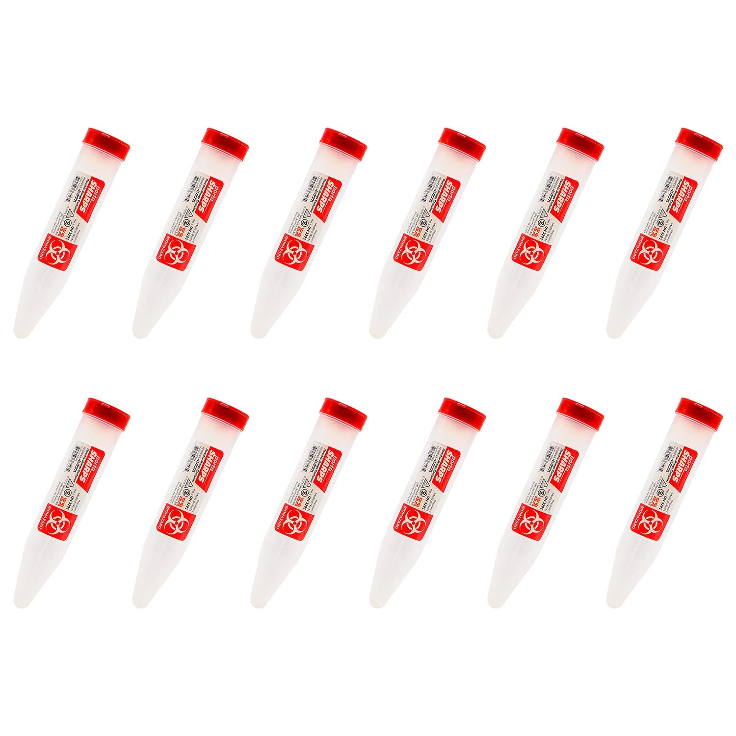 Ever Ready First AidPorta Sharps Transportable Sharps Container with Locking Mechanism - 12 Count