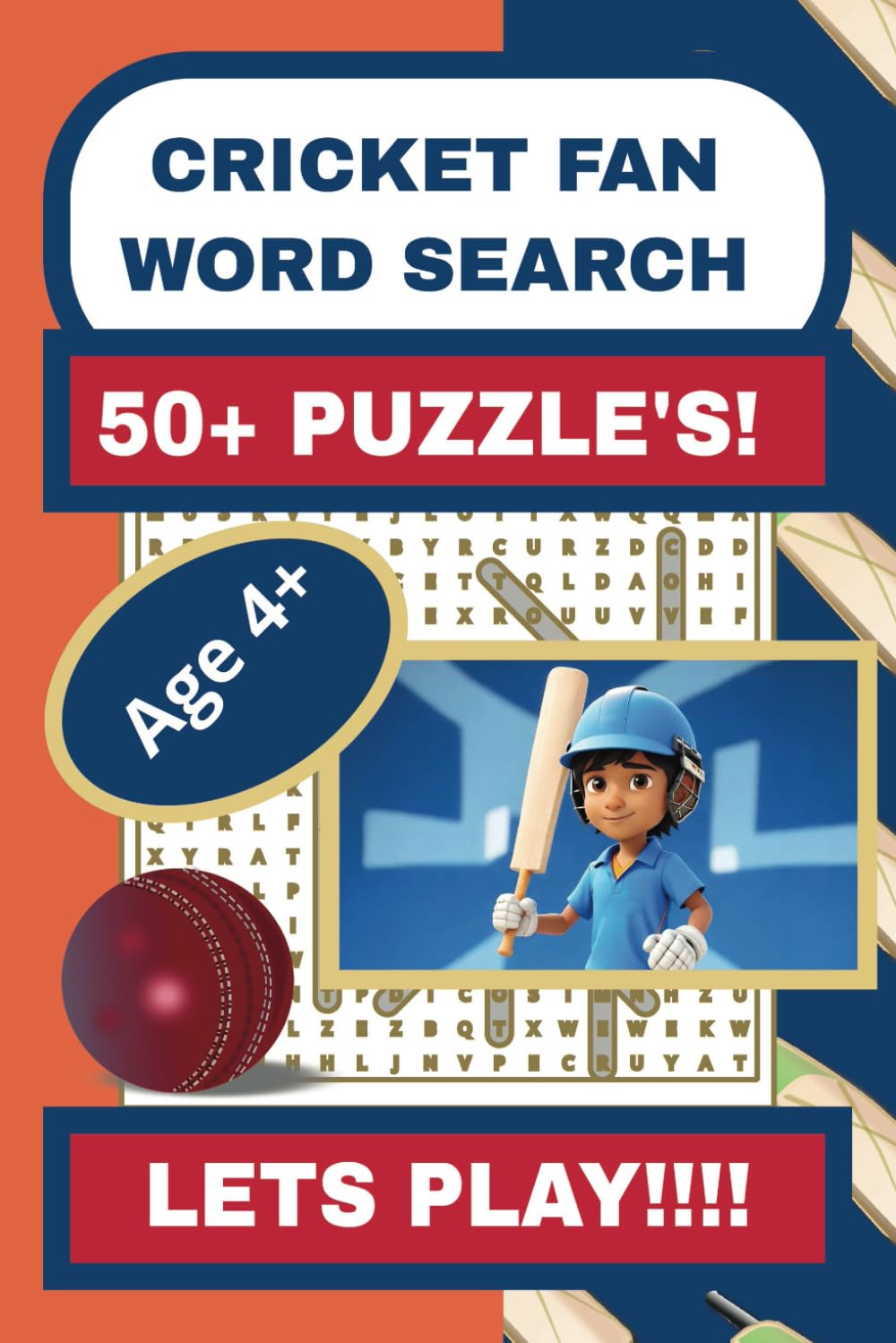 Cricket Fan Word Search: FUN FOR ANY CRICKET FOLLOWER: Discover a World of Cricket Invites you for a world of FUN ... 6*9 INCHES / CRICKET FANS - PERFECT GIFT FOR HOLIDAYS/VACATIONS