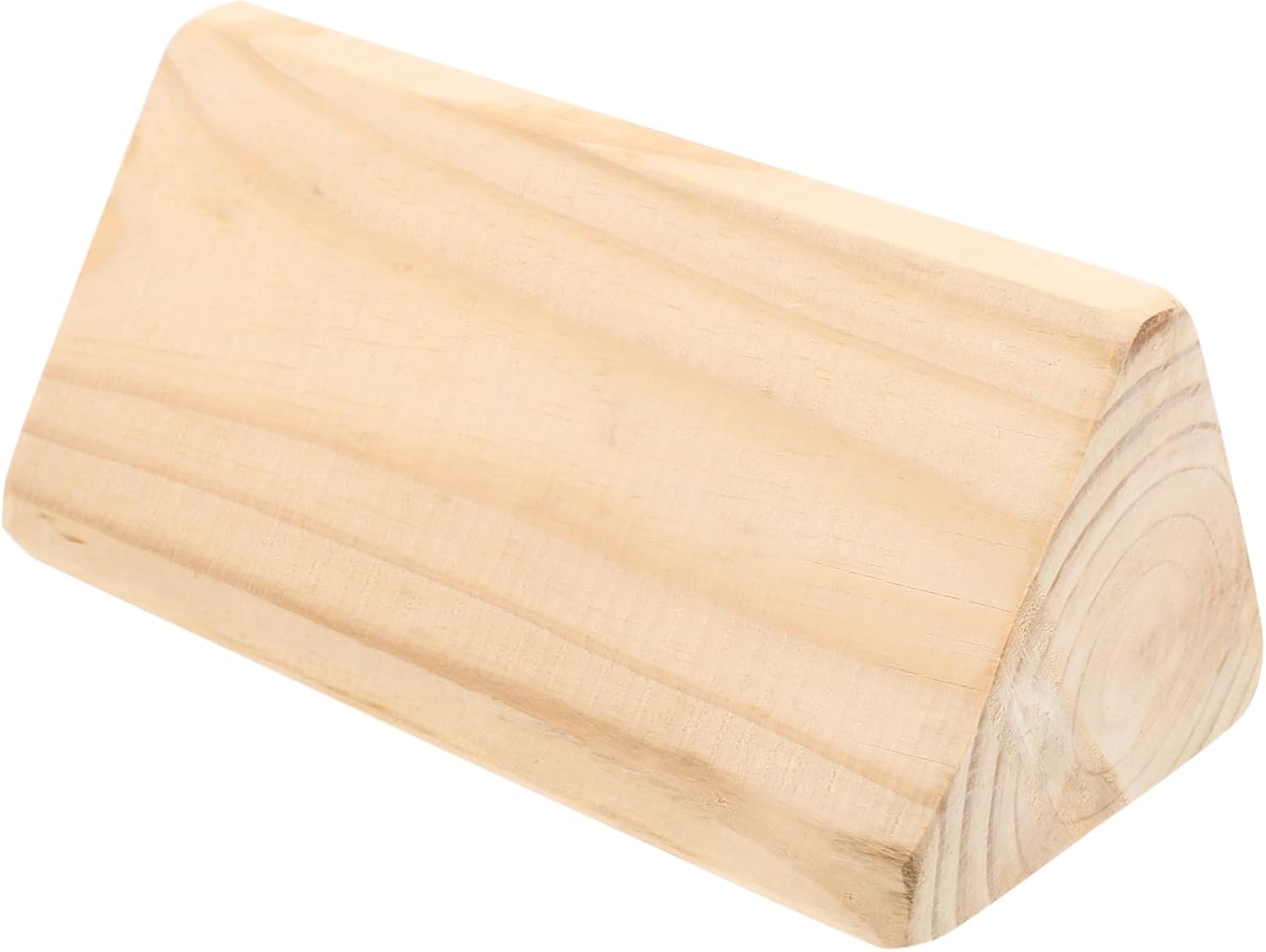 Solid Wood Wheel Chock for Trailer Car Stabilizer Block Triangular Design Easy to Install