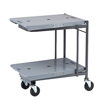 kazuki　２台 Amazon.co.jp: KAWAJUN (カワジュン) 2段 台車 小型 ［天板 696