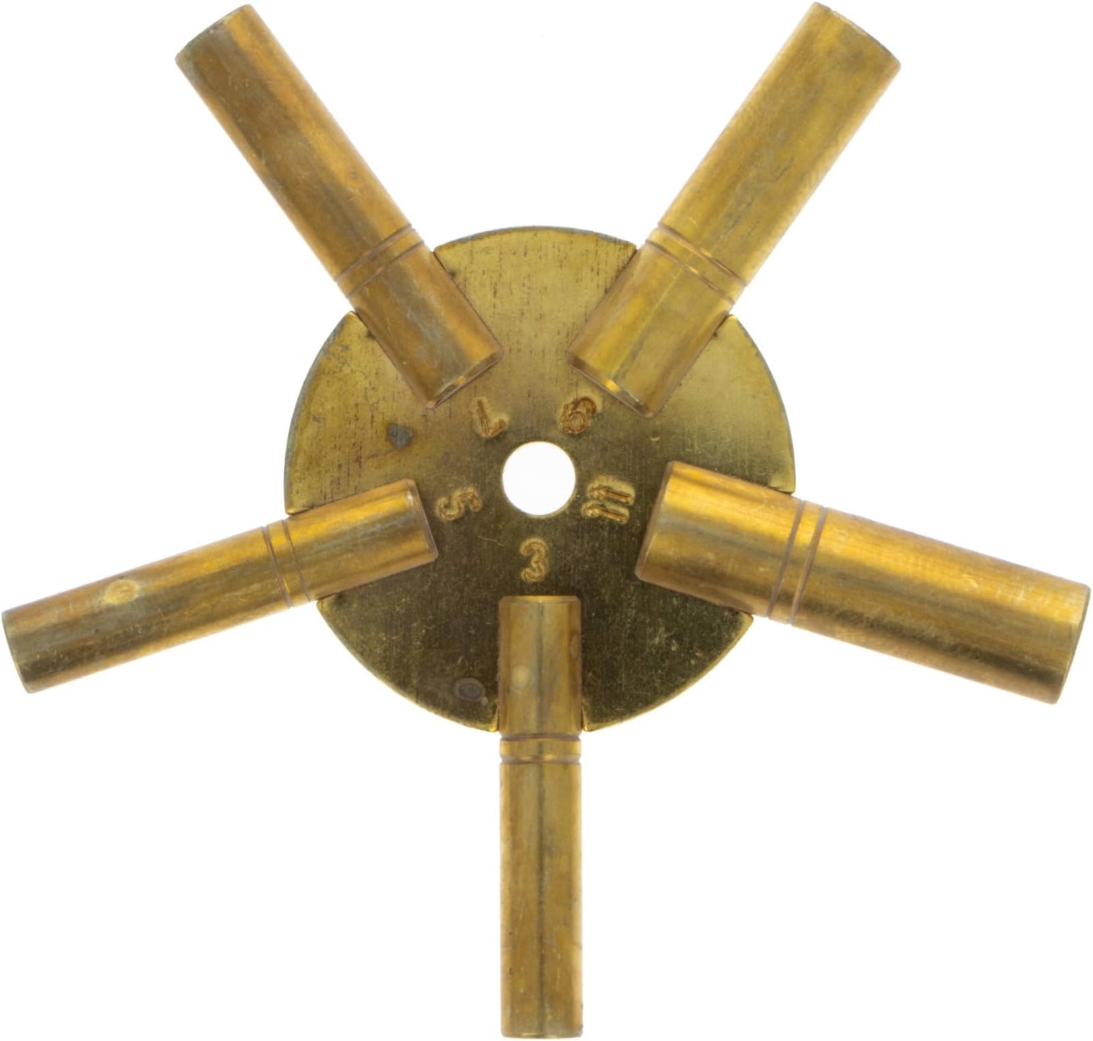 Brass Blessing New Brass Universal Clock Key for Winding