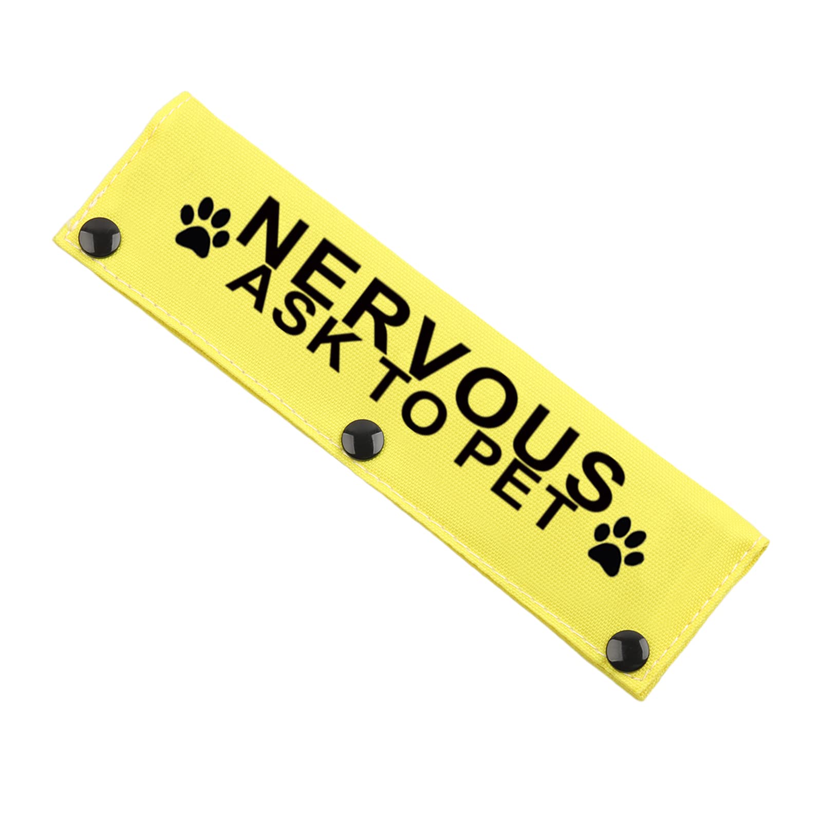 Housse pour laisse de chien nerveux JXGZSO Ask to Pet rouge