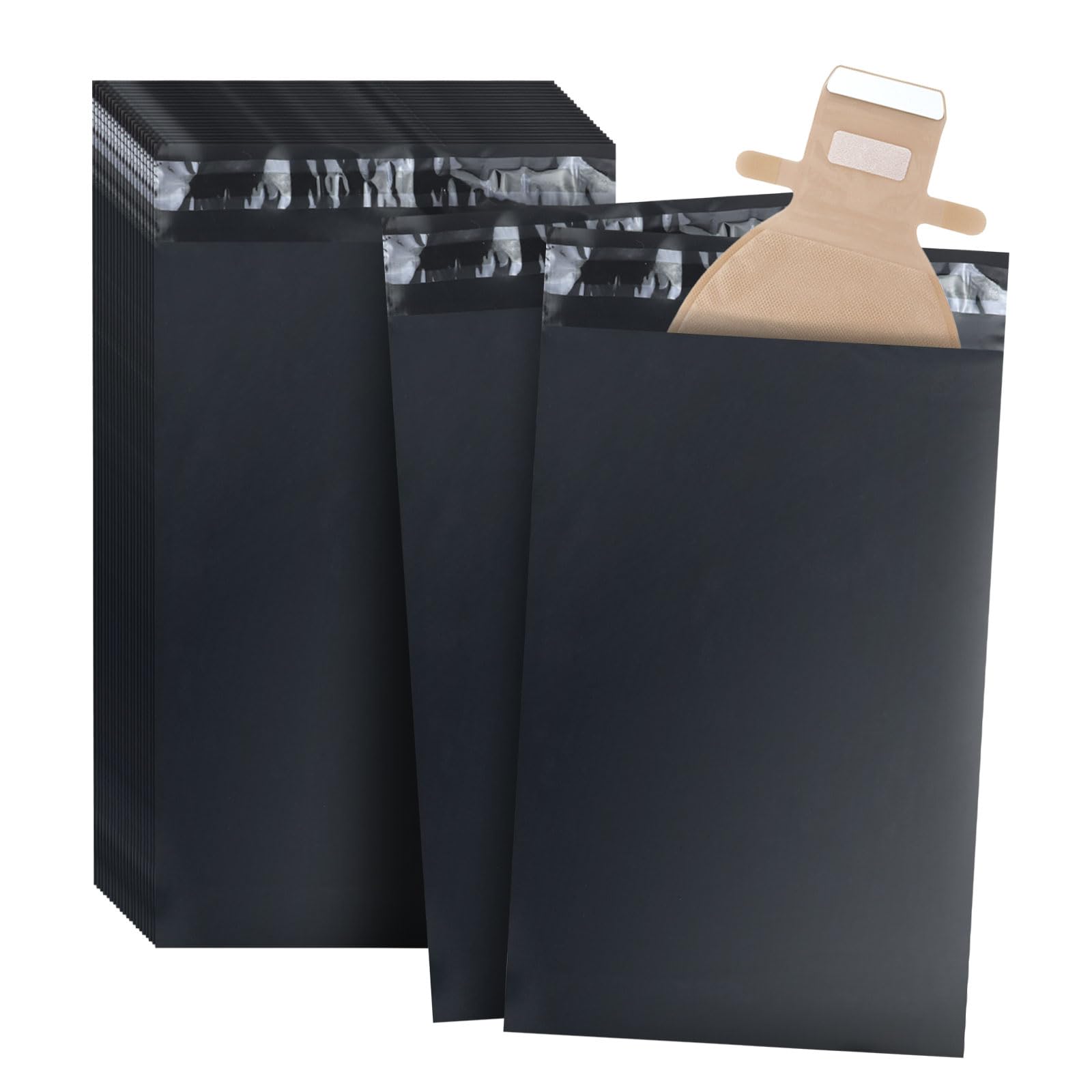 Bolsas de eliminación de ostomía, suministros de colostomía, alto sellado que evita olores y fugas, diseño antimiradas para residuos de colostomía, pañales, almohadillas para incontinencia, 7.87 x