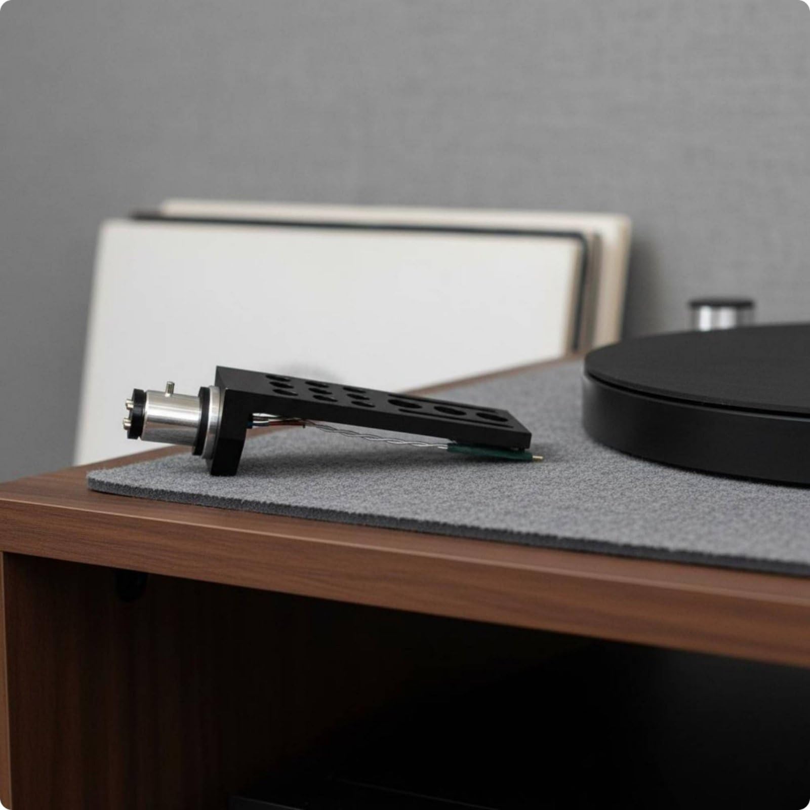 Portatestina SME Leggero Headshell SME Non Magnetico Shell Testina Giradischi per Audiofili, Appassionati di Vinile, Oro