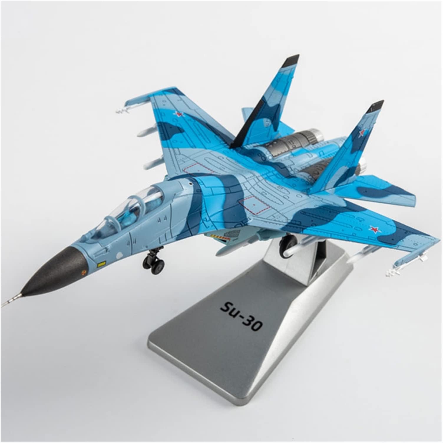 Environmental Image For: Die Casting 1:100 Scale SU-30 Alloy Material Simulation Military Aircraft Model Souvenir Collection Decoration