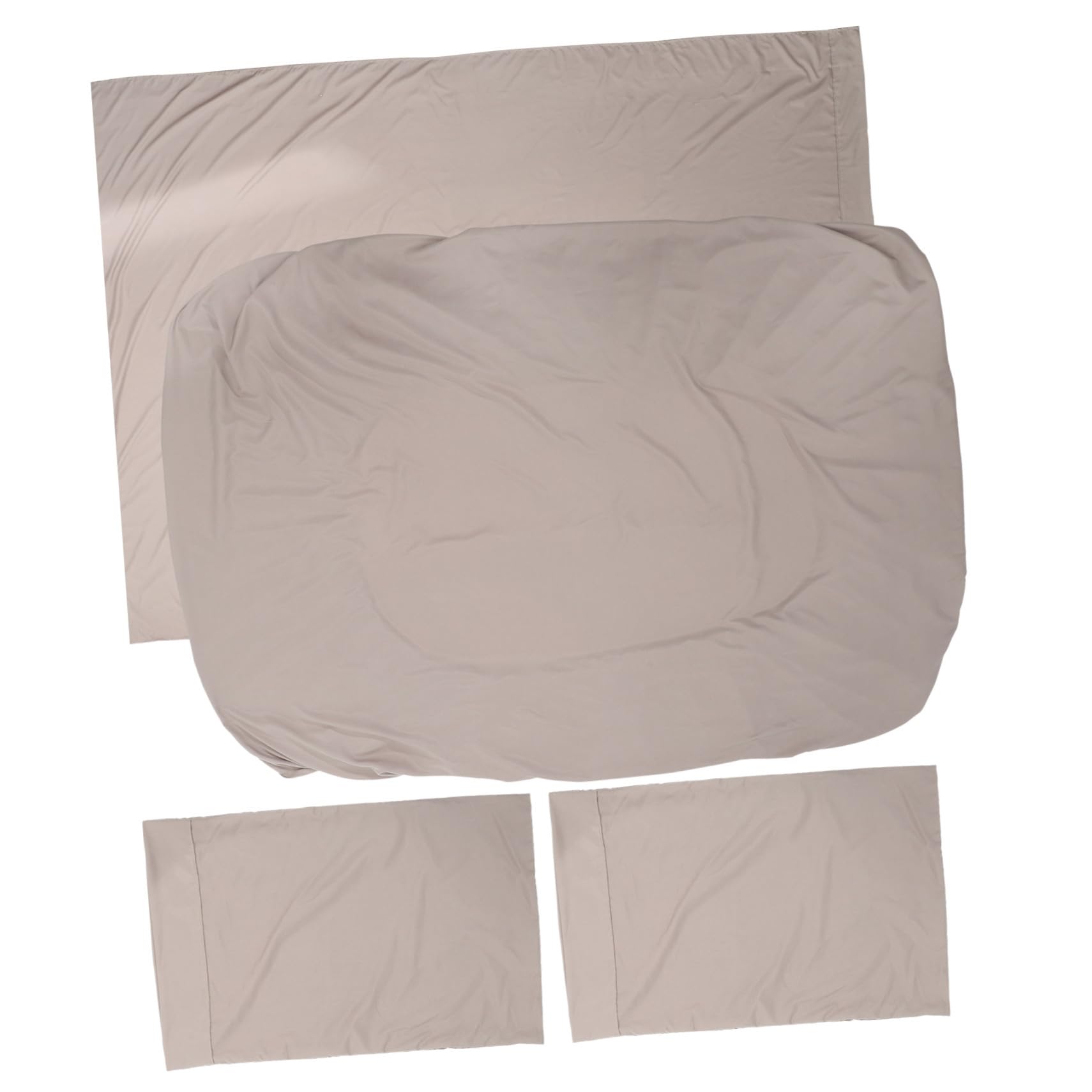 Housse de couette microfibre ultra douce MAGICLULU sans pli pour lit double