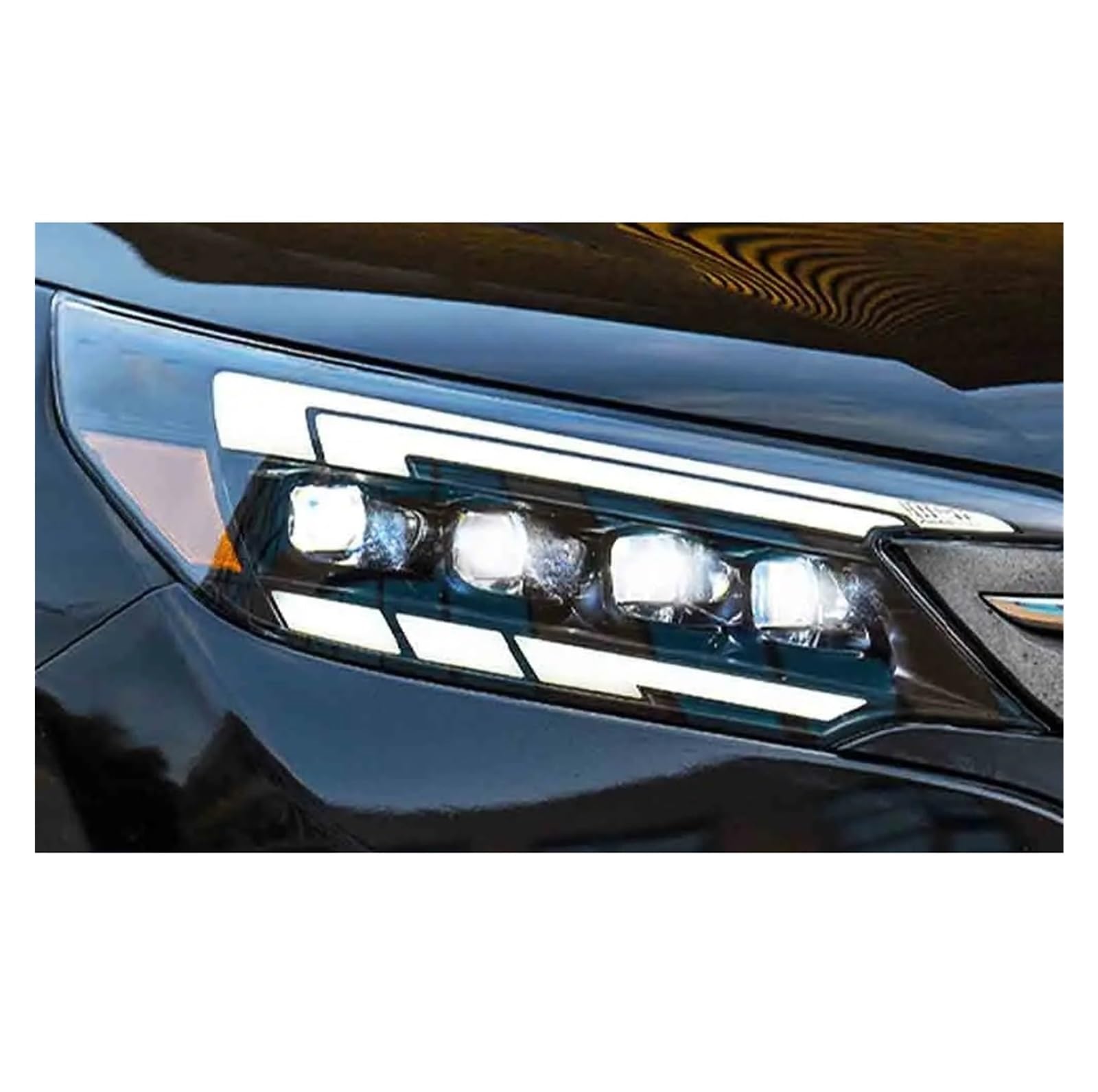 Faro Anteriore per Auto 2012-2014 CRV DRL Indicatore di direzione Buon Fascio Angel Eye Lente proiettore Faro Anteriore Fari Anteriori Gruppo Faro Auto