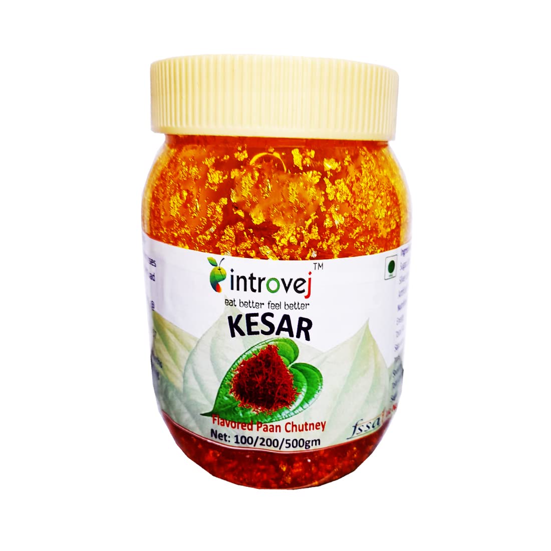 introvej Kesar Flavored Paan Chutney 500 grams - Sweet Paan Chutni Flavour Mix