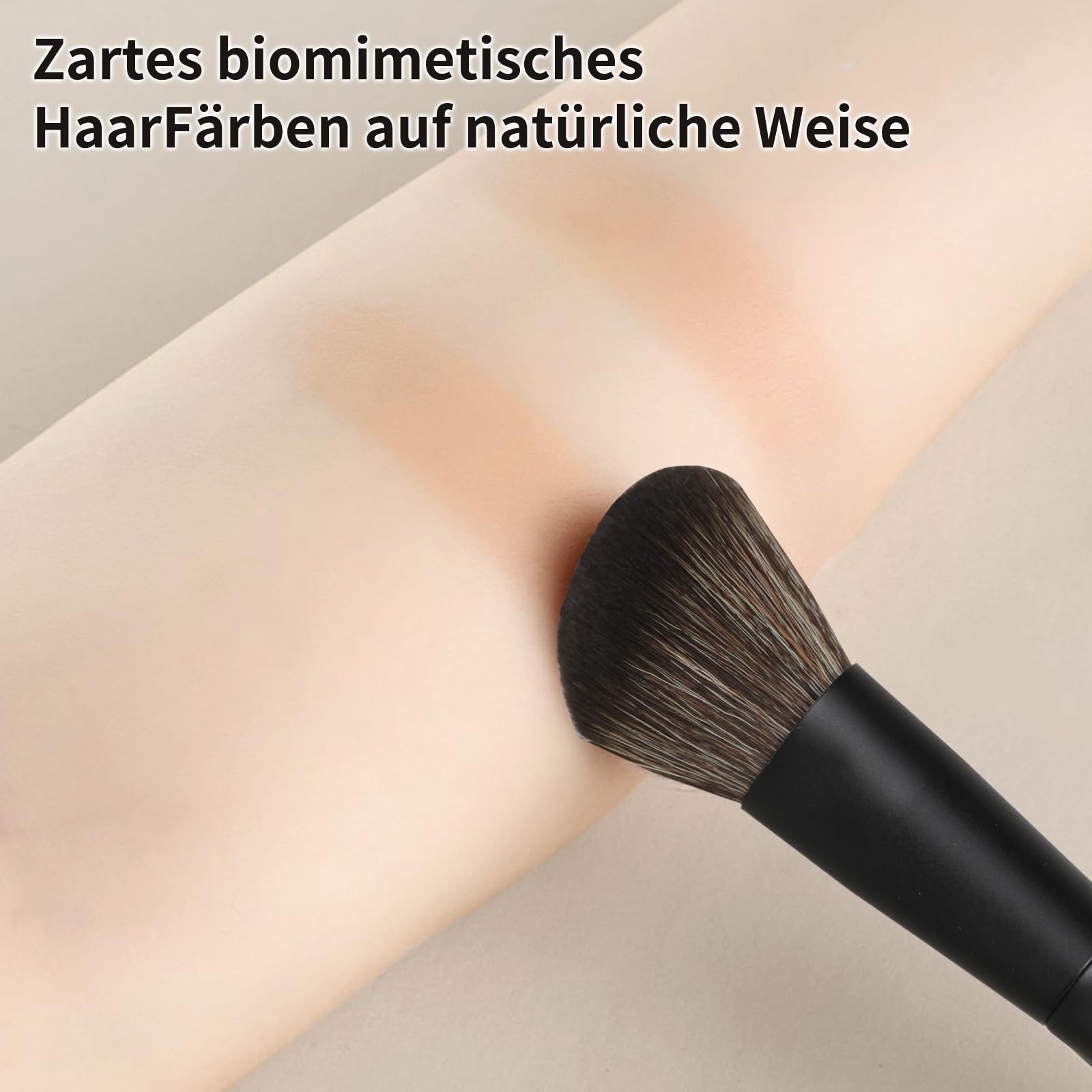 MSQ Brocha grande para maquillaje facial para difuminar contorno y resaltar