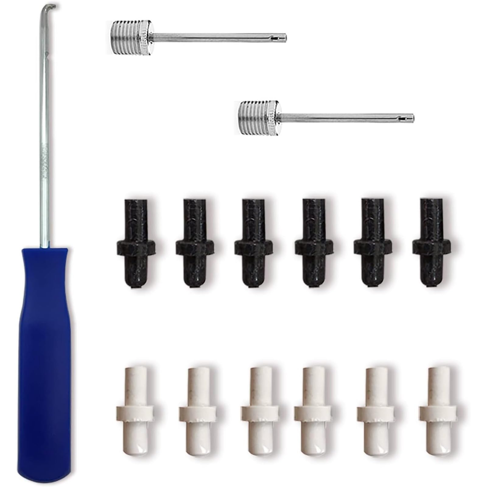 THE WHITE SHOP Basketball Valve Replacement Valve, Leak Repair Kit for Balls, Sports Ball Doctor,Suitable for Basketball, Football, Volleyball (Size : 15PCS)