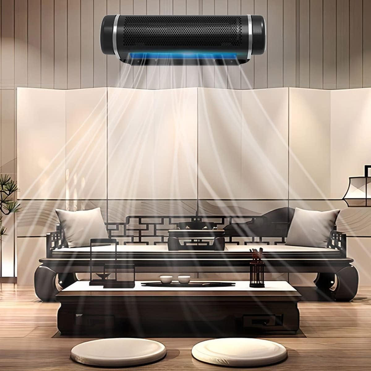 Ventilatore per La Circolazione dell'Aria, Ventilatore A Parete di Raffreddamento, Ventilatore A Parete Oscillante, Silenziamento del Ventilatore Elettrico Domestic
