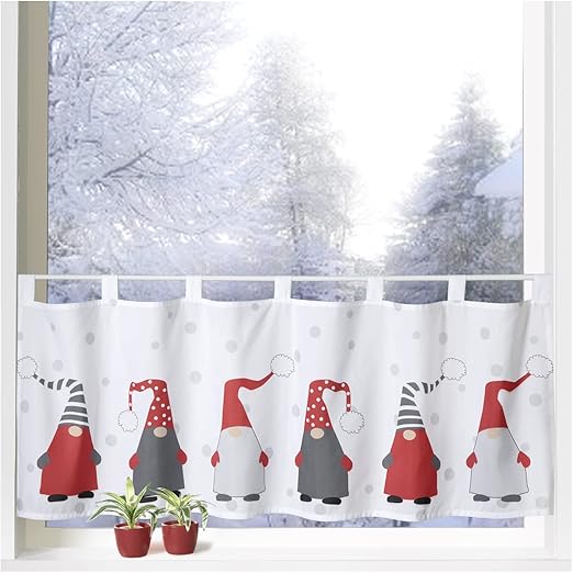 Heimtexland Weihnachtsgardine Mit Rehen - 45x120cm Winter Deko