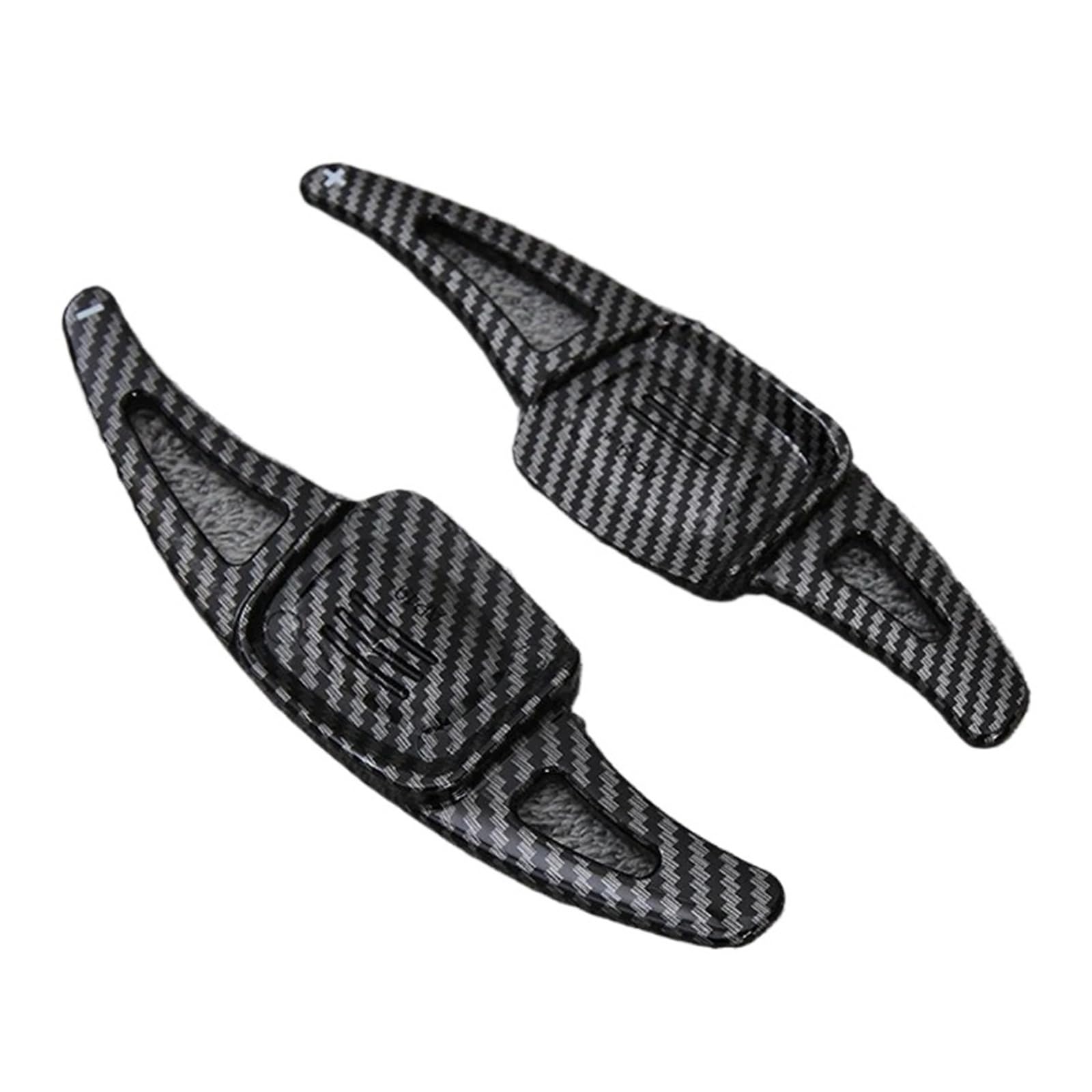 Xxiucj Car Paddle Shifter Extensions for VW for Tiguan for MK2 for Golf7.5 for Alltrack Car Steering Wheel Shift Paddle Shifter(Carbon Fiber Black)