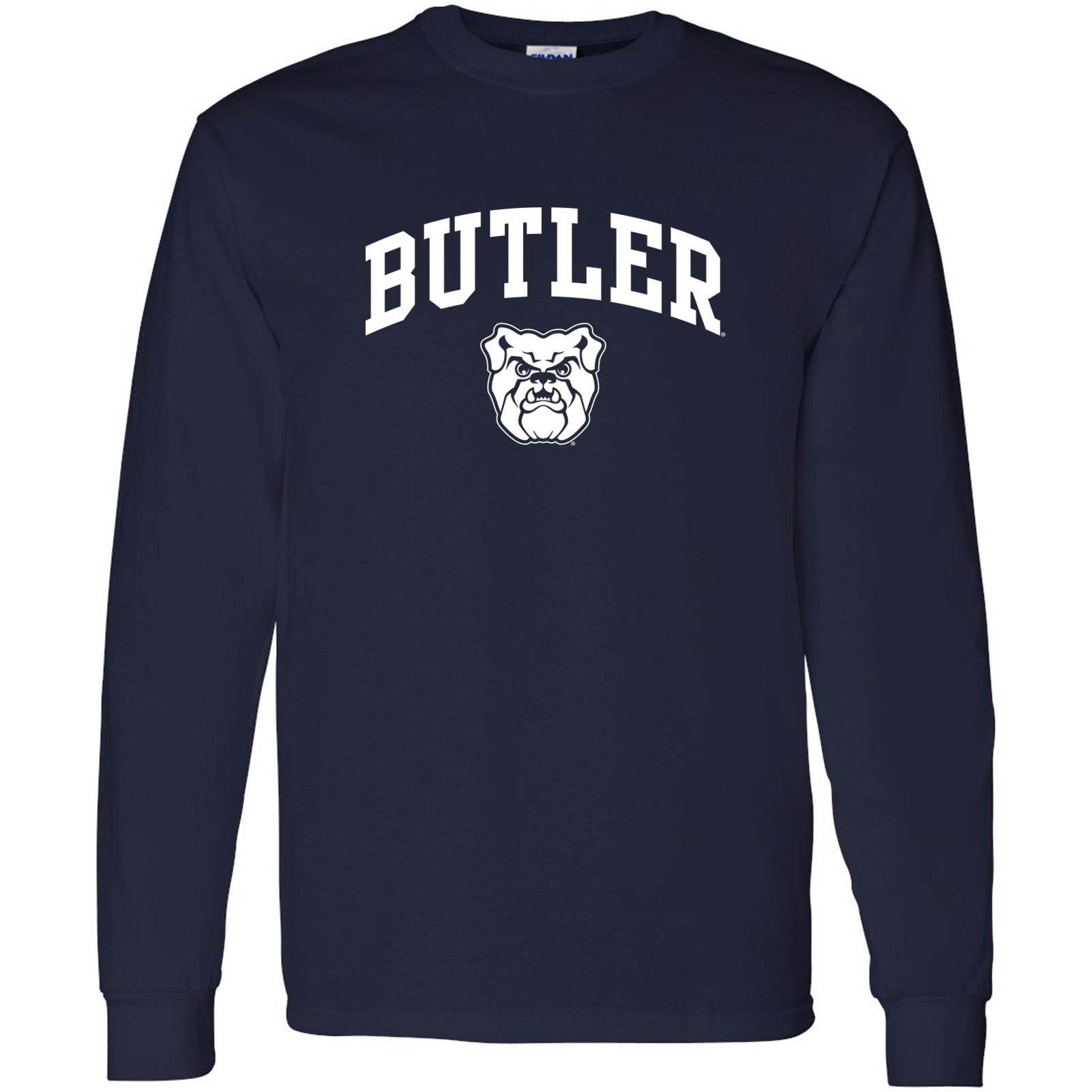 UGP Campus Apparel Butler Bulldogs Arch Logo Long Sleeve â€" 3X-Large - Navy — image 1
