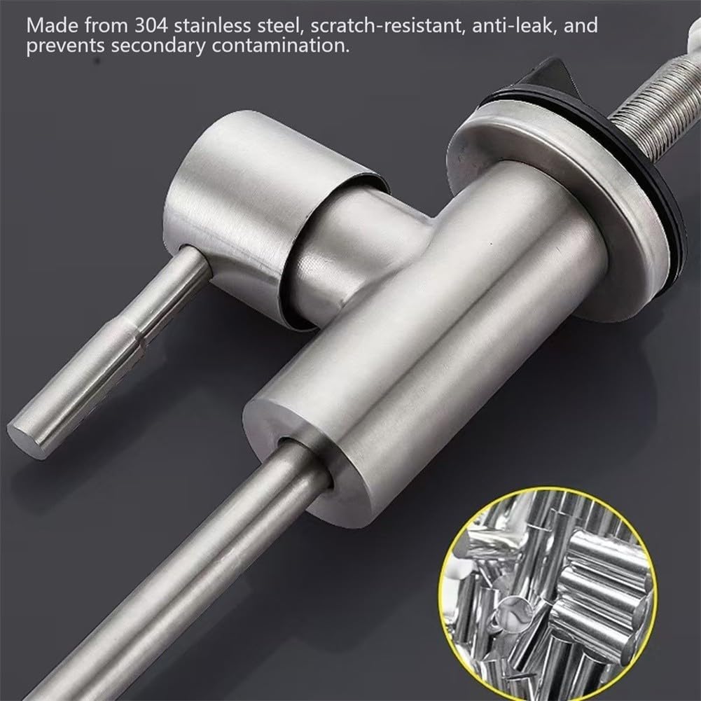 para grifo Purificador Agua para acero Inoxidable G3/8 Giratorio