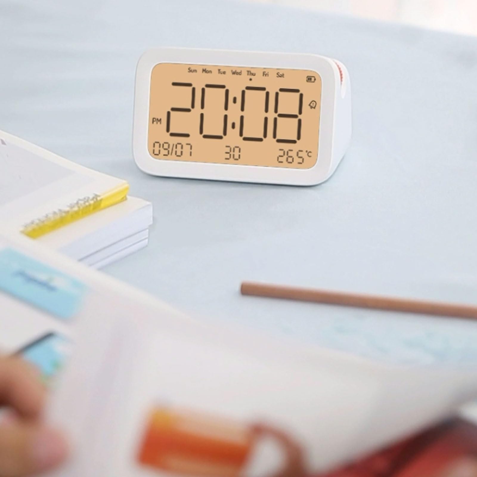 Administrador de tiempo, Temporizador visual recargable con despertador y luz nocturna, cuenta atrás de 99 minutos, temporizador de cocina, herramienta de gestión del tiempo for estudiantes, temporiza