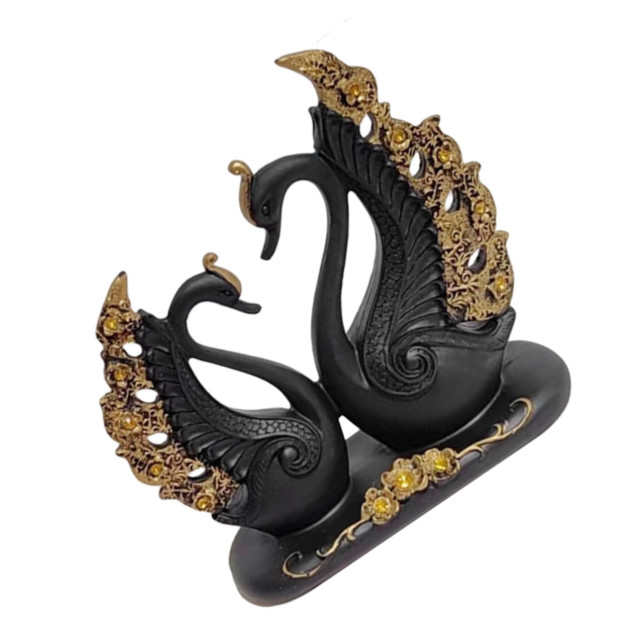 YARNOW Swan Garden Statue Swan Decor Swan Garden Accessories Small Lovely Swan Decorative Swan Craft Lawn Swan Resin Swan Realistic Swan Yard Swan Funny Garden Swan Decorative Garden Swan