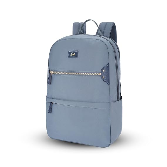 Genie Brooklyn Blue Backpack for Women & Girls with 15.6
