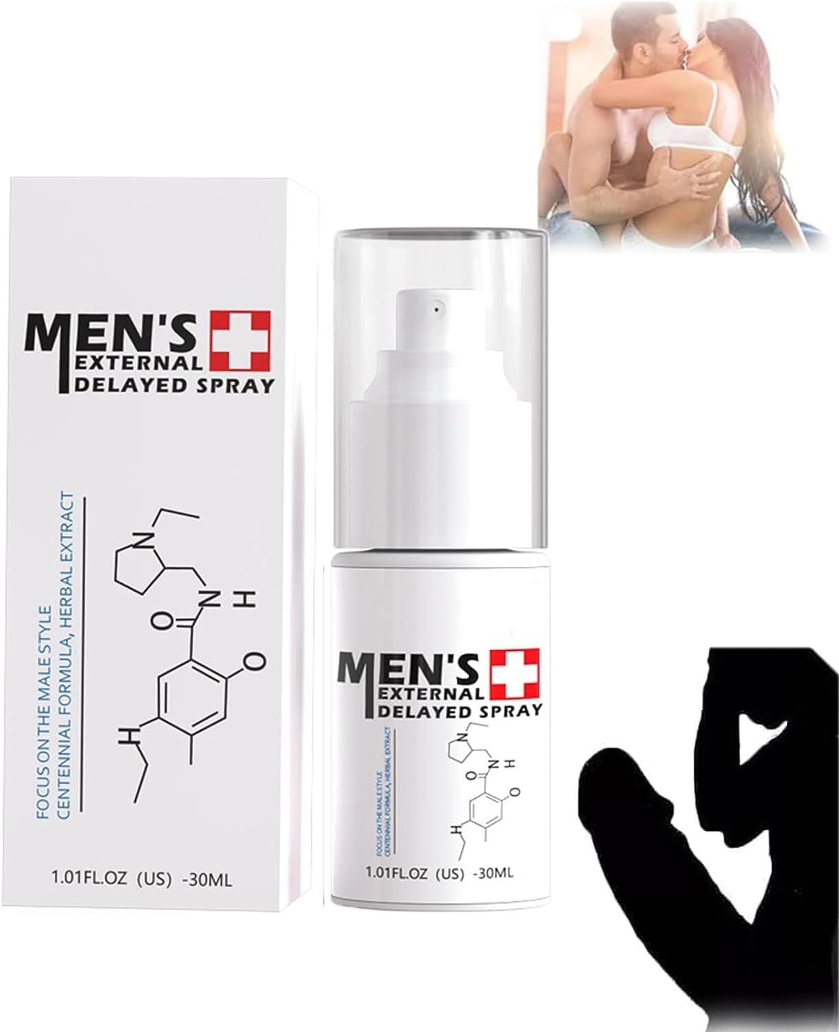 Men’s Long Lasting Delay Stronger Spray,Men's External Delayed Sprays,Men's Enhancer Spray,Improve The Quality of Love and Make Her Love You More (1)