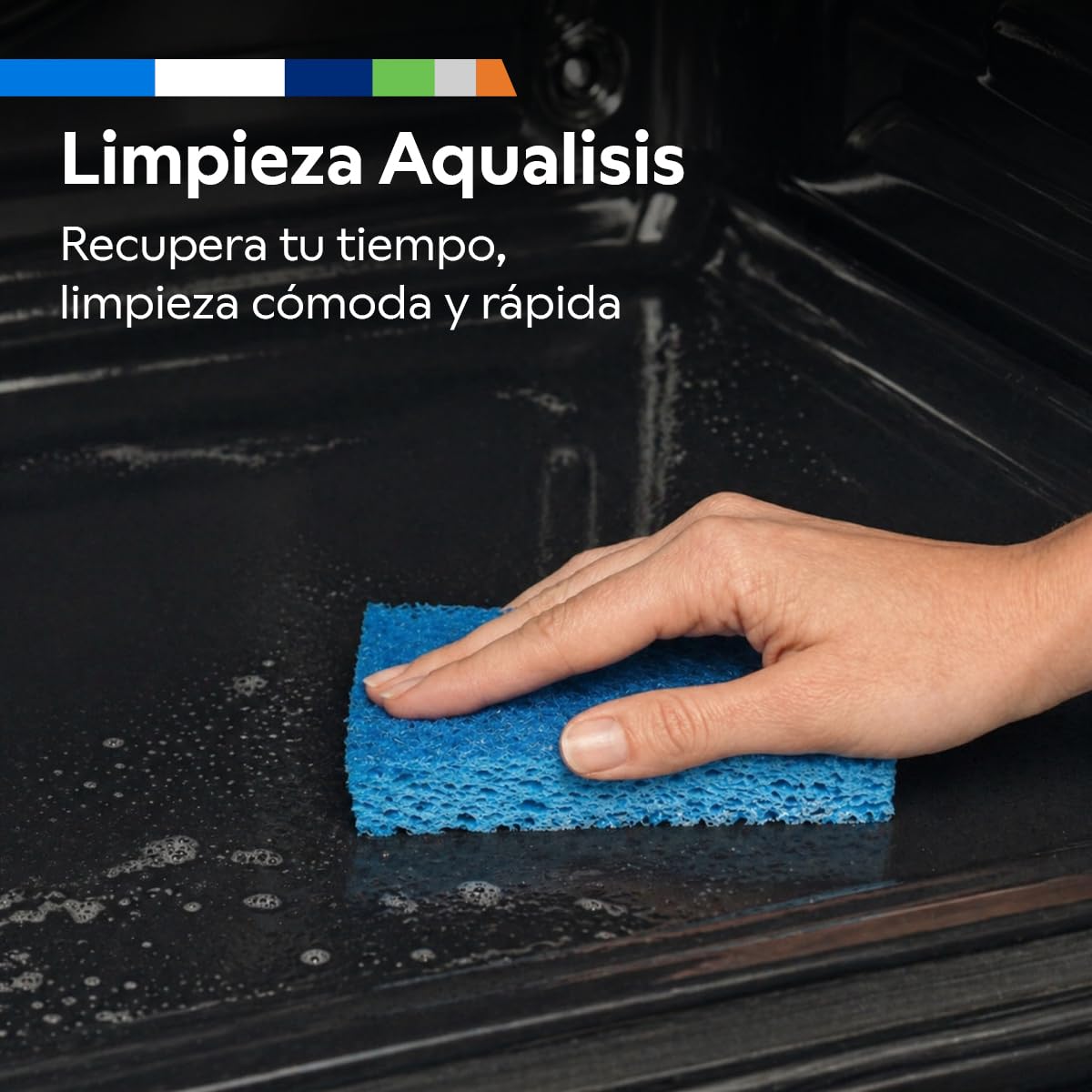 Balay, Horno multifunción, Aqualisis, Cristal negro, 3HB413CX3 | Ayuda a la limpieza del horno con Aqualisis y desmonta la puerta extraíble para una limpieza a fondo.