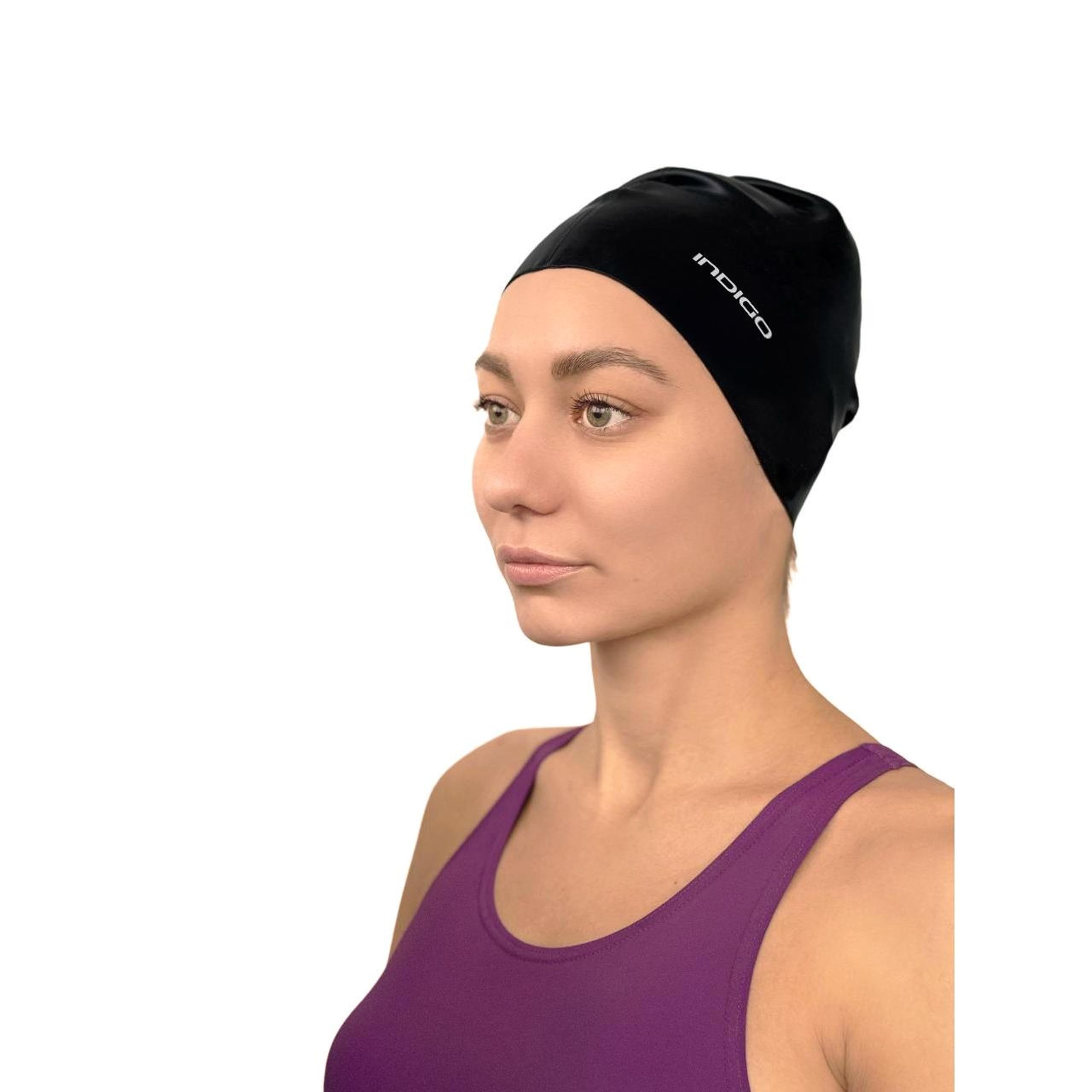 DRUNA Gorro de Natación de Silicona Indigo