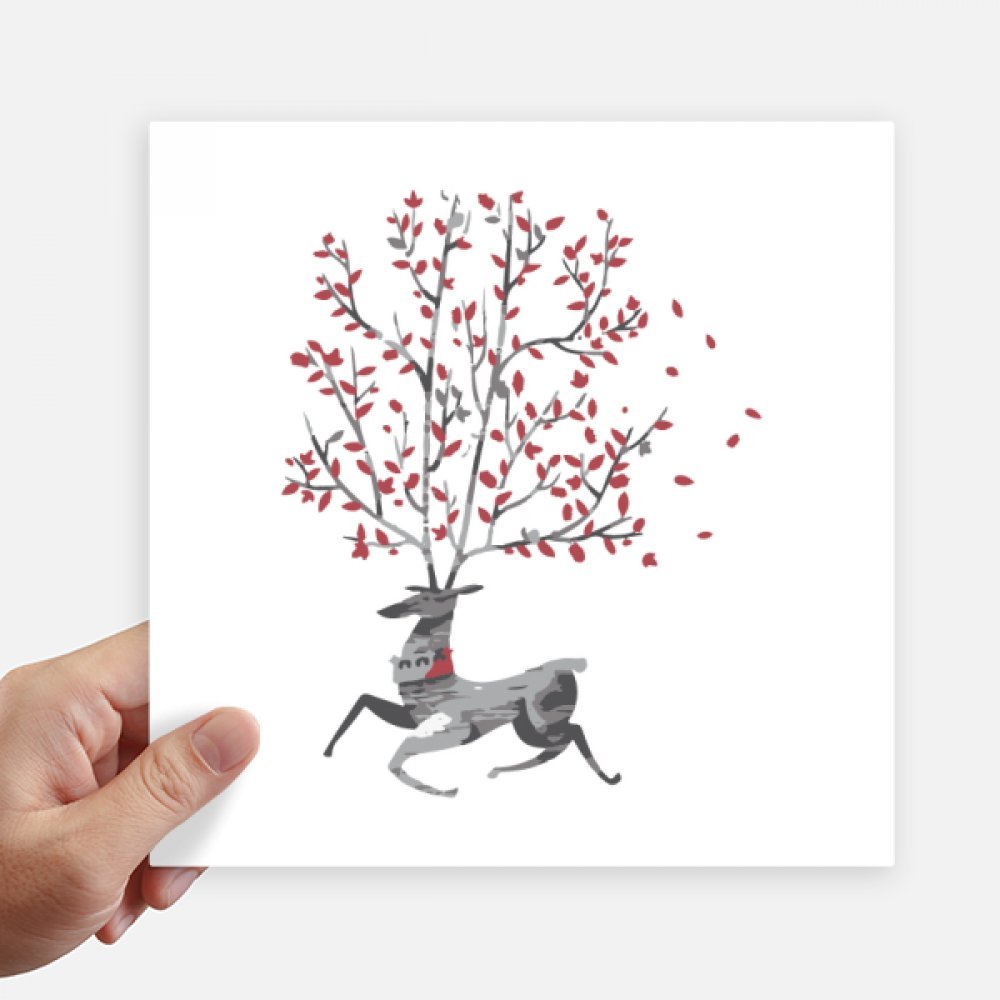 Sticker Renne de Noël 20cm pour Customiser Facilement Moto, PC et Murs