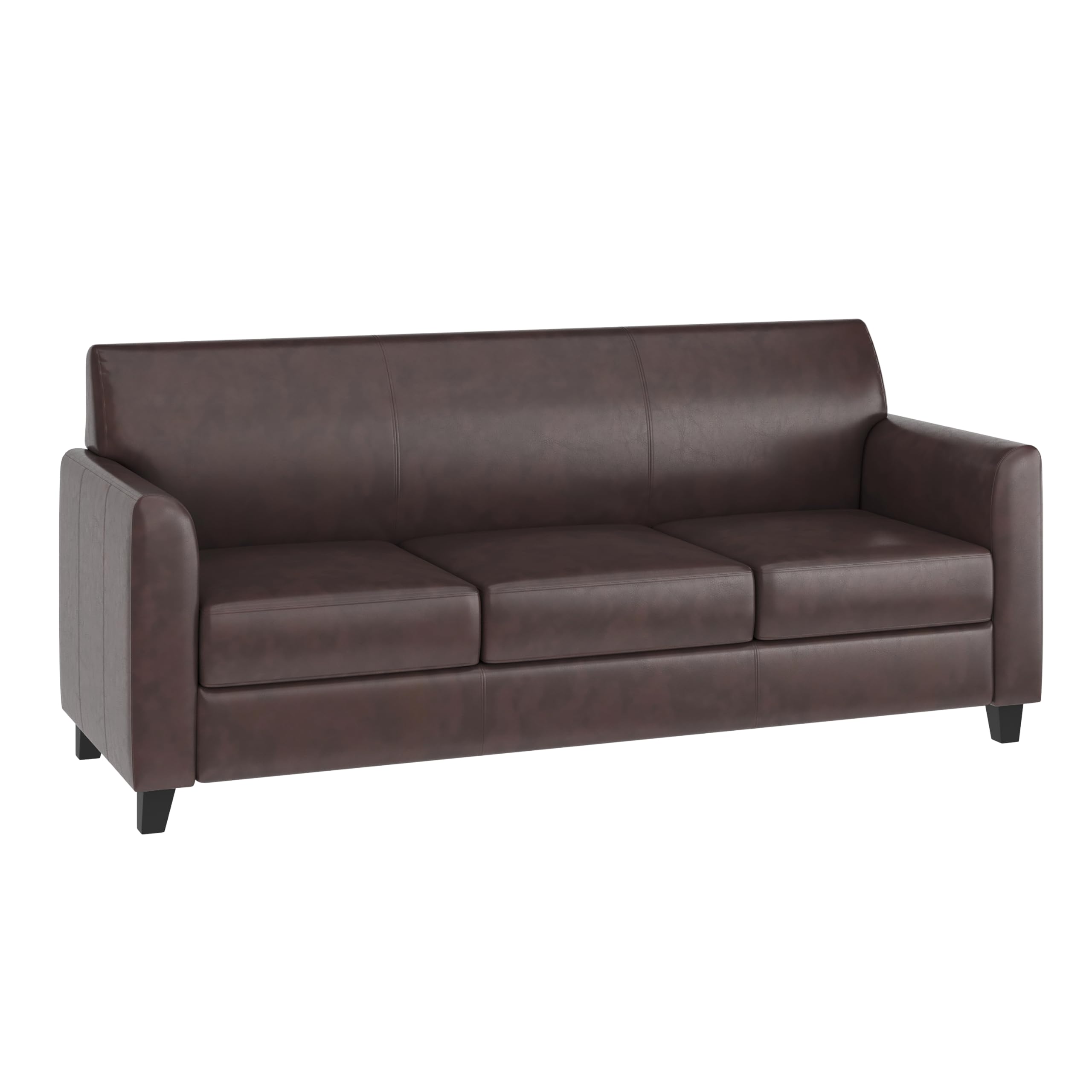 HERCULES Diplomat Series Brown LeatherSoft Sofa